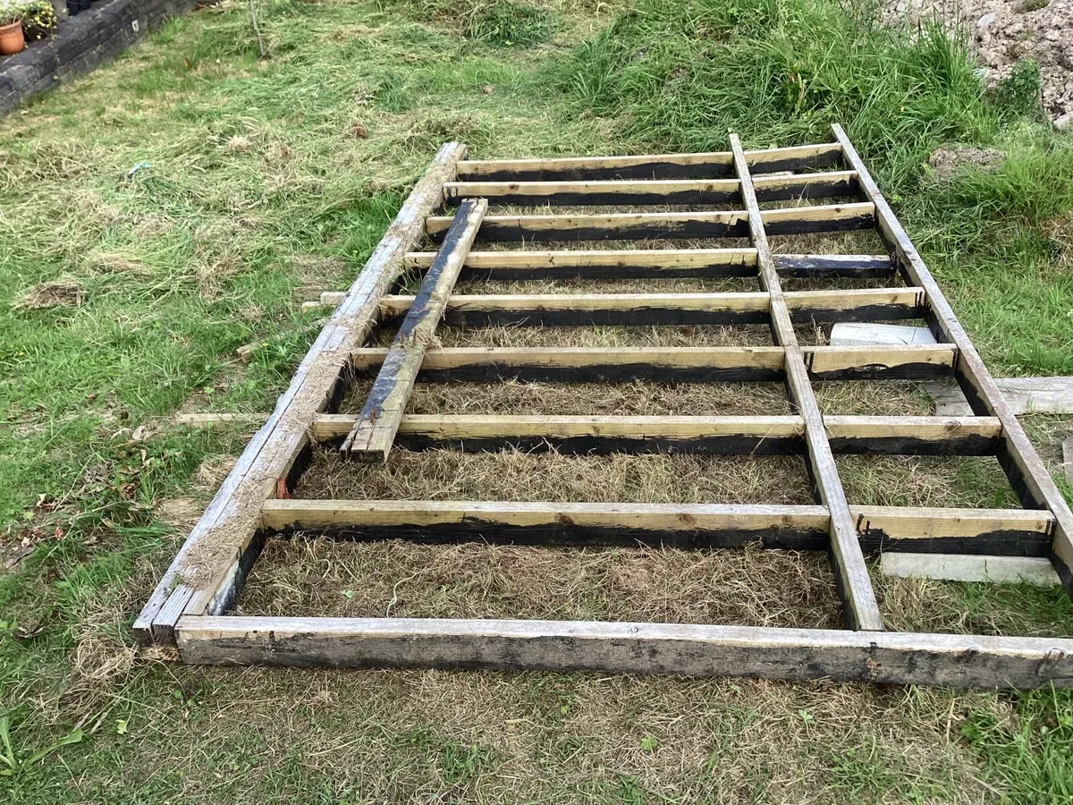 Decking frame and boards - Image 1