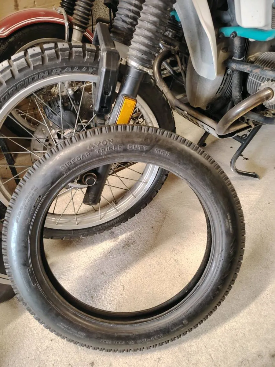 Vintage Tyre, BMW GS Seat. - Image 4