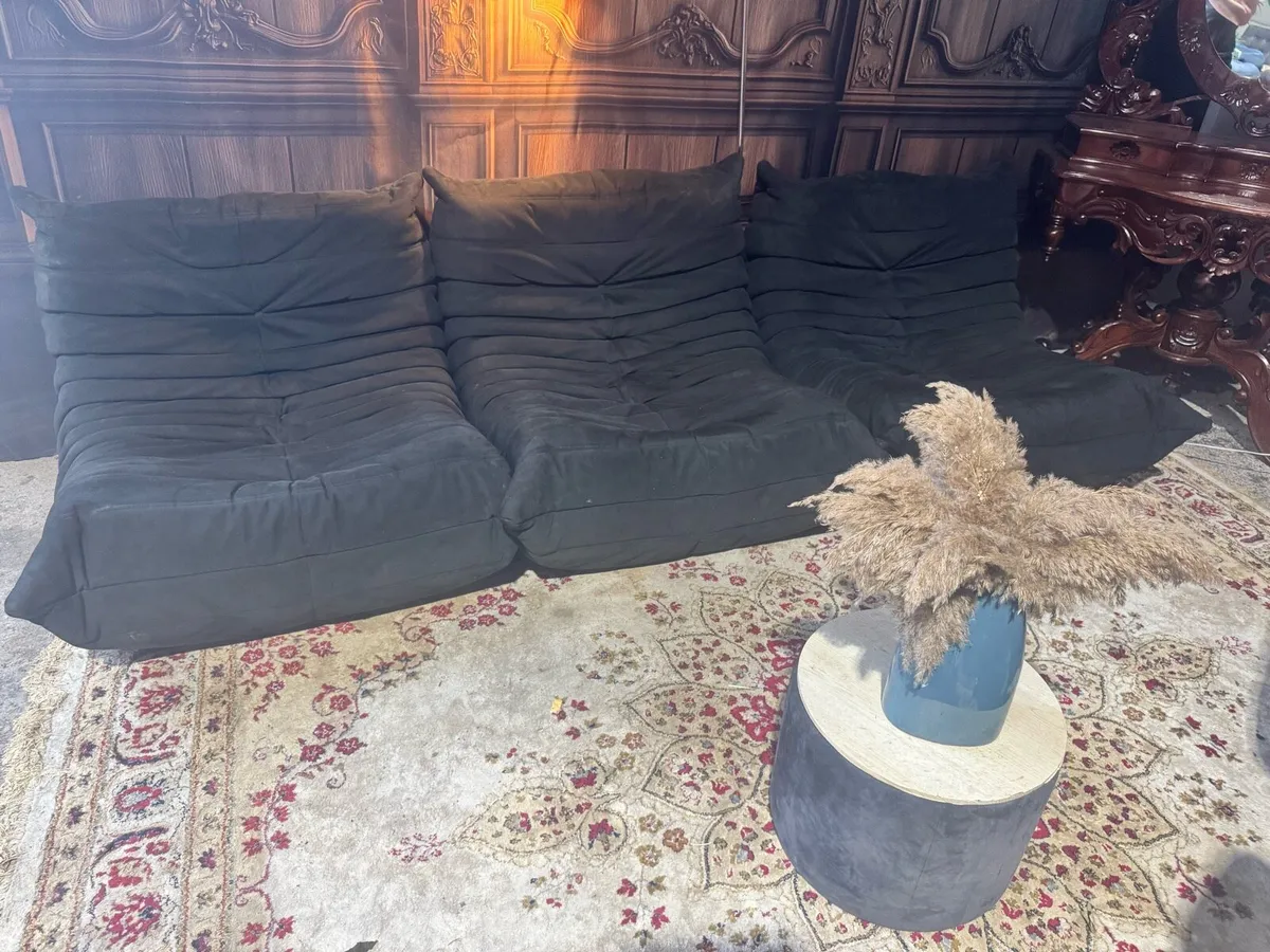 Ligne Roset Togo Fireside Chair Alcantara - Image 2