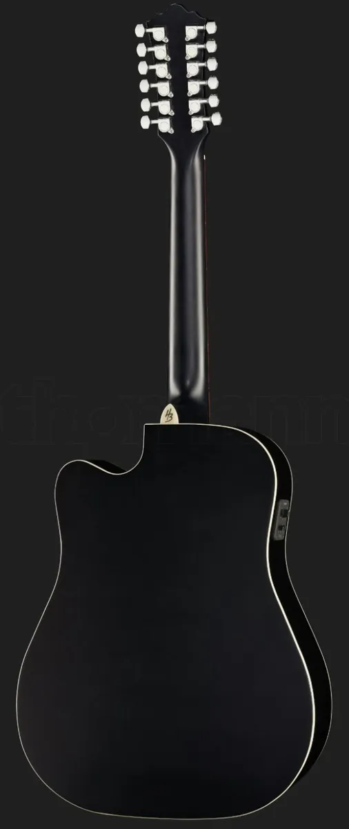 HB 12 string semi acoustic guitar - Image 2
