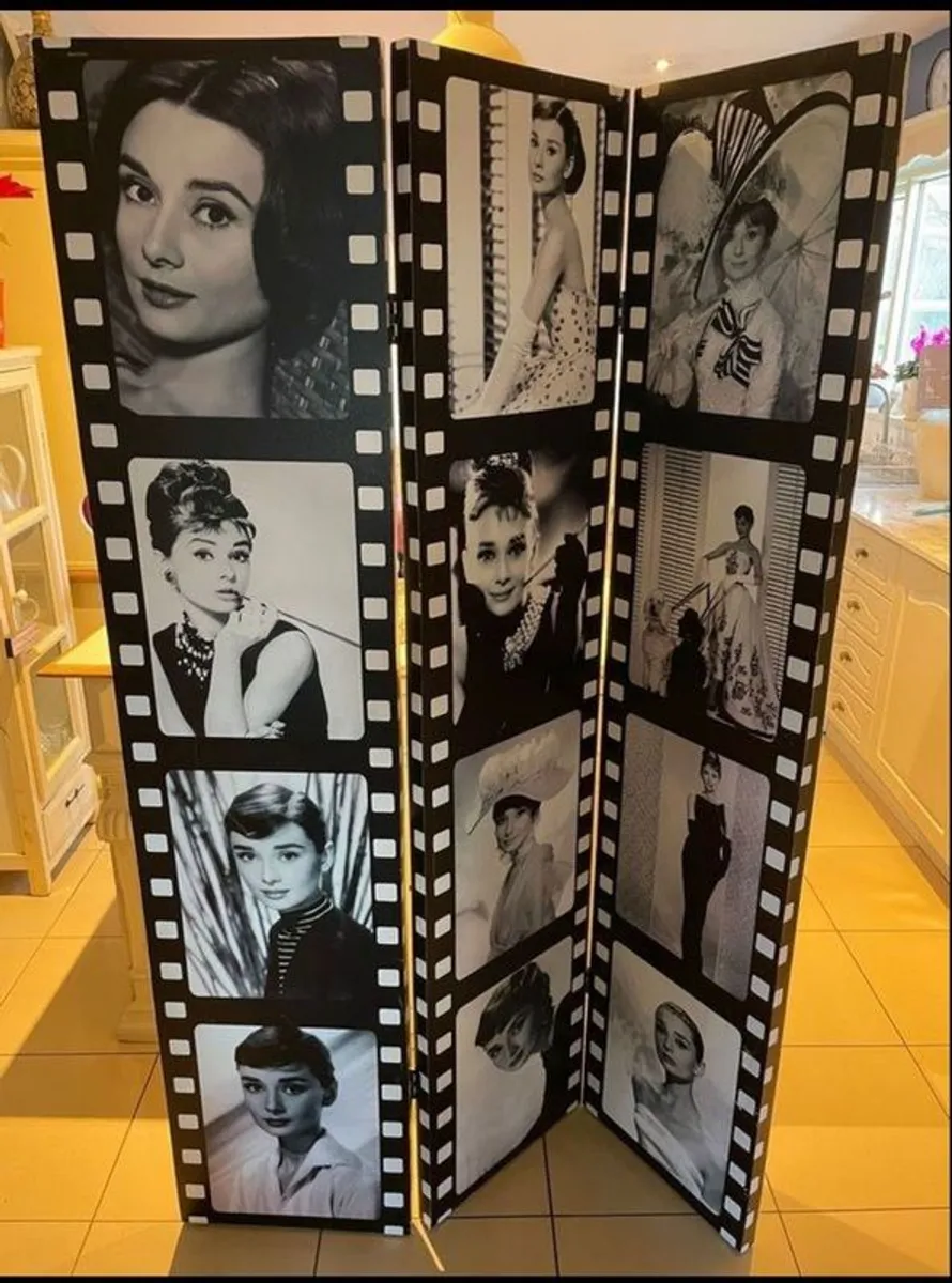 Audrey  Hepburn room divider - Image 3