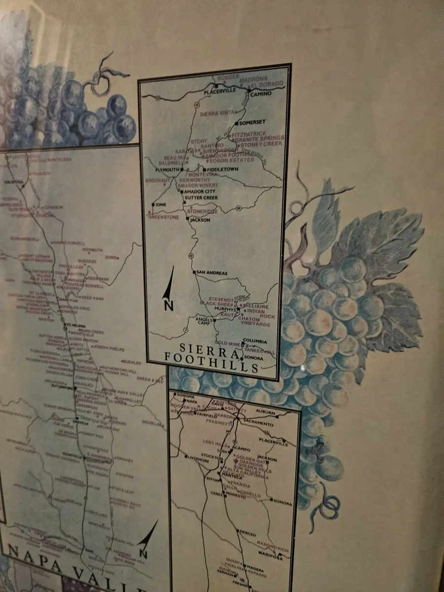 Wine Map of California - Image 3