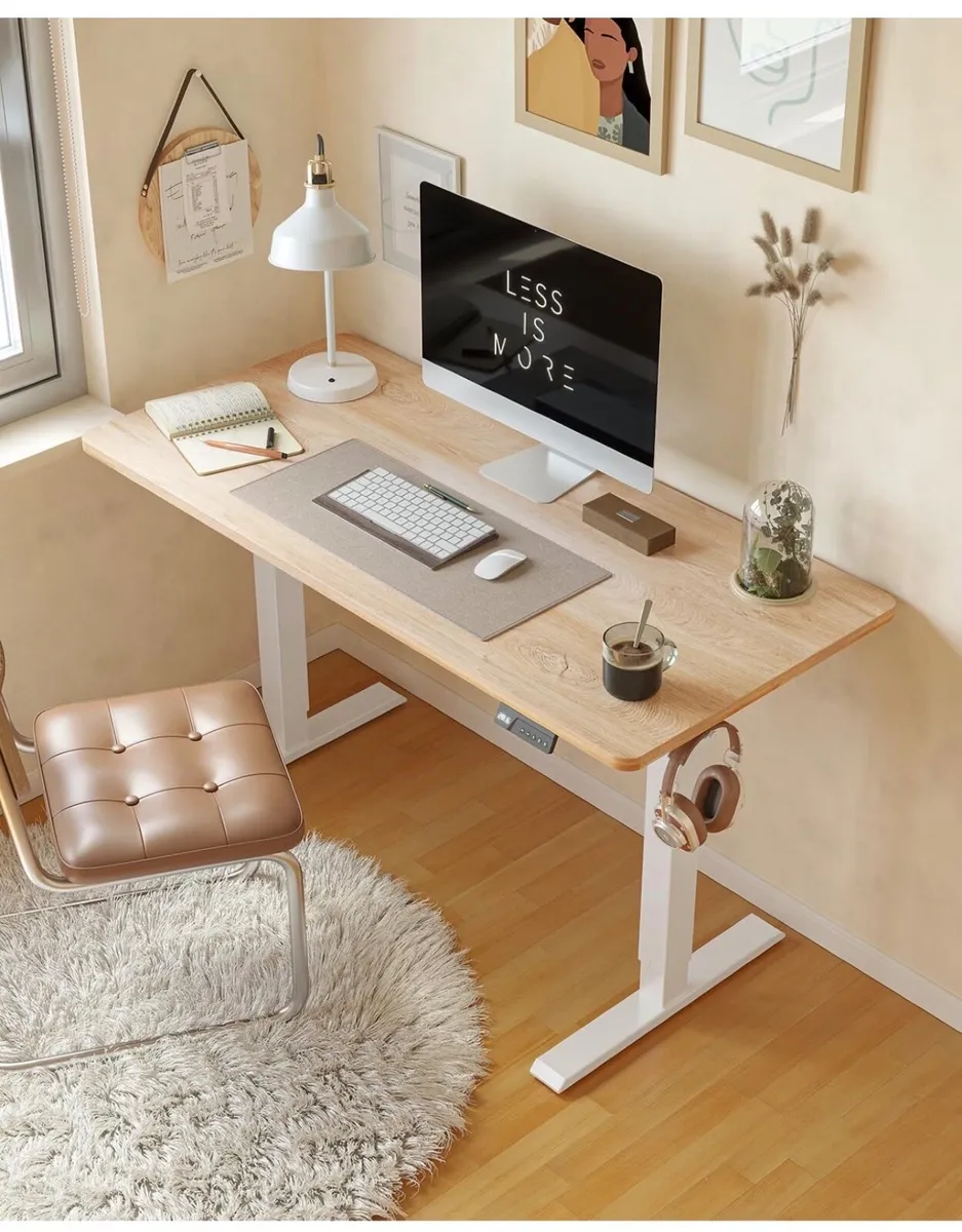 Electric Standing Desk 100 x 60 cm, Height Adjusta - Image 1