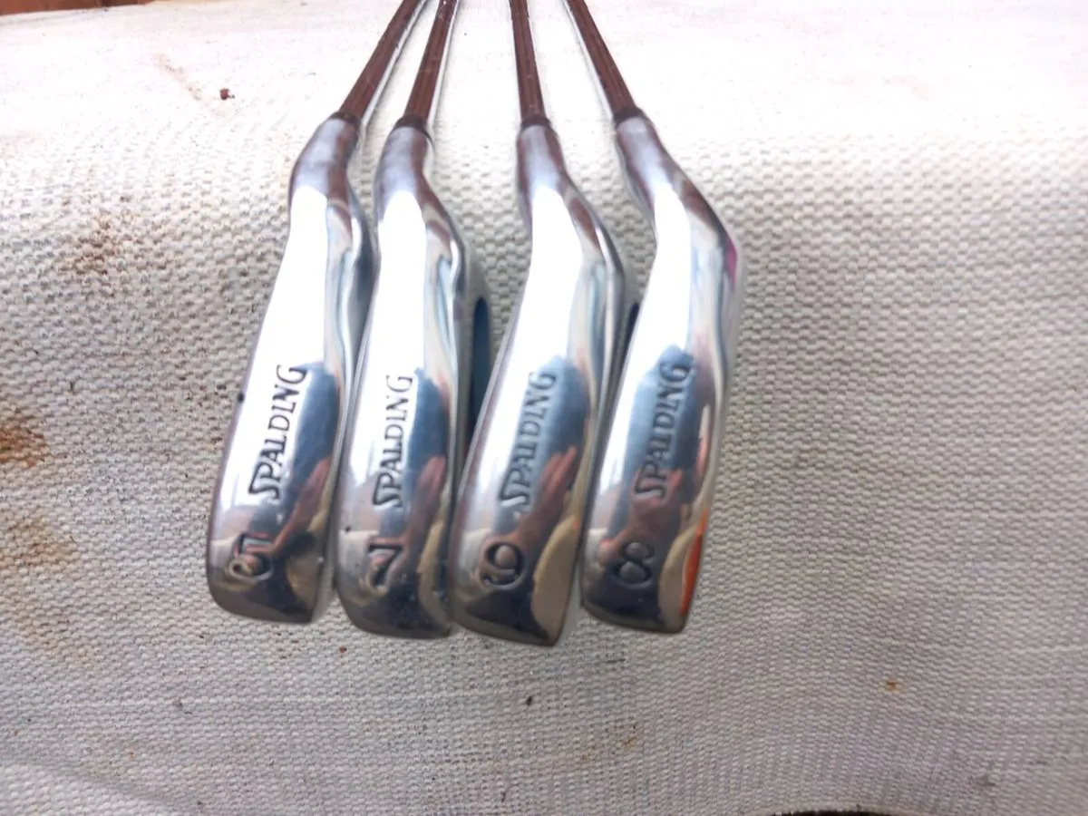 Spalding golf irons.  Right handed clubs. - Image 1
