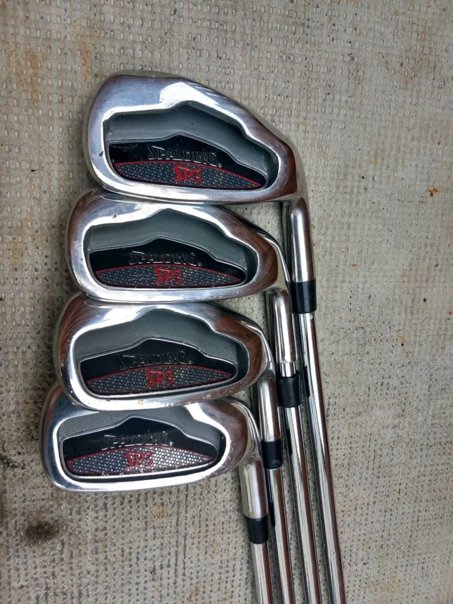 Spalding golf irons.  Right handed clubs. - Image 2