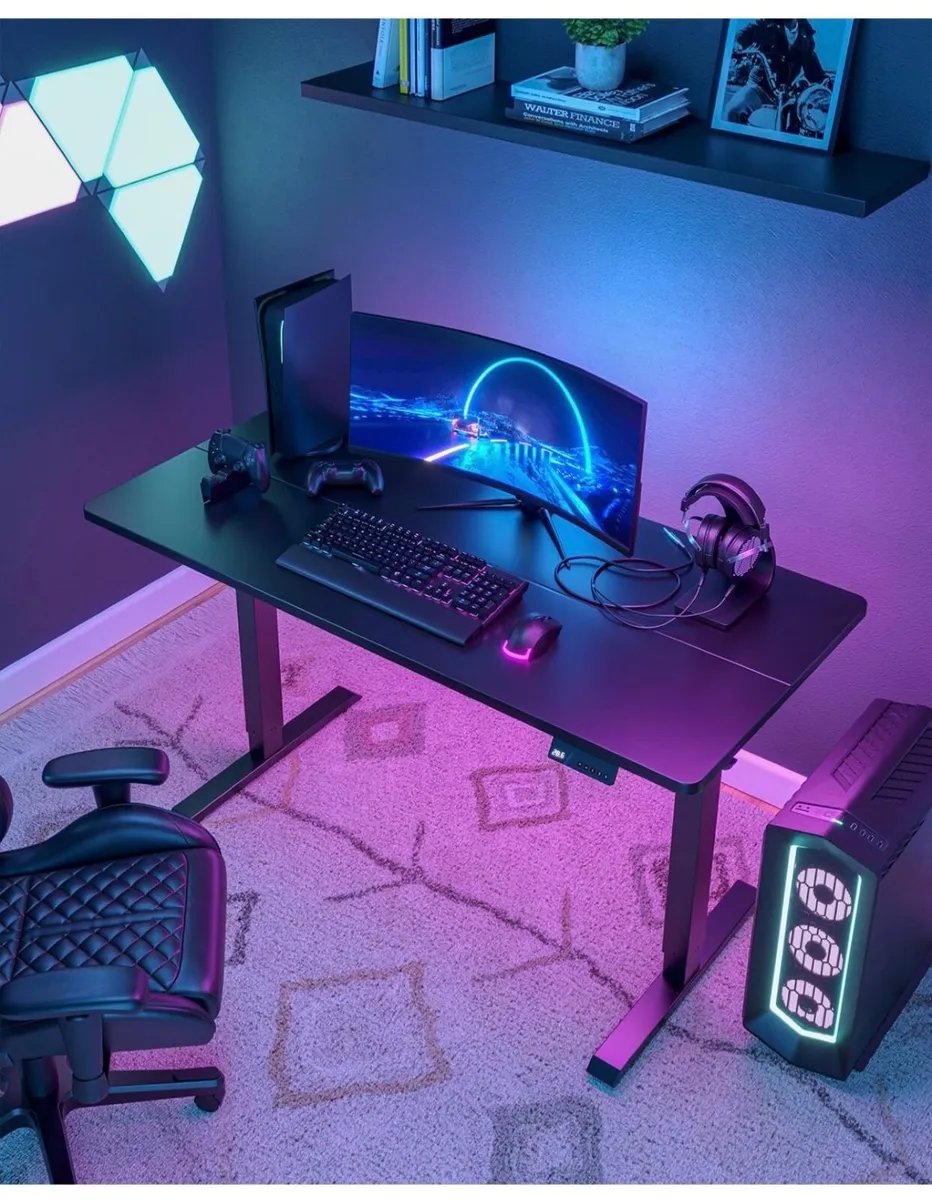 Electric Standing Desk 100 x 60 cm, Height Adjusta - Image 1