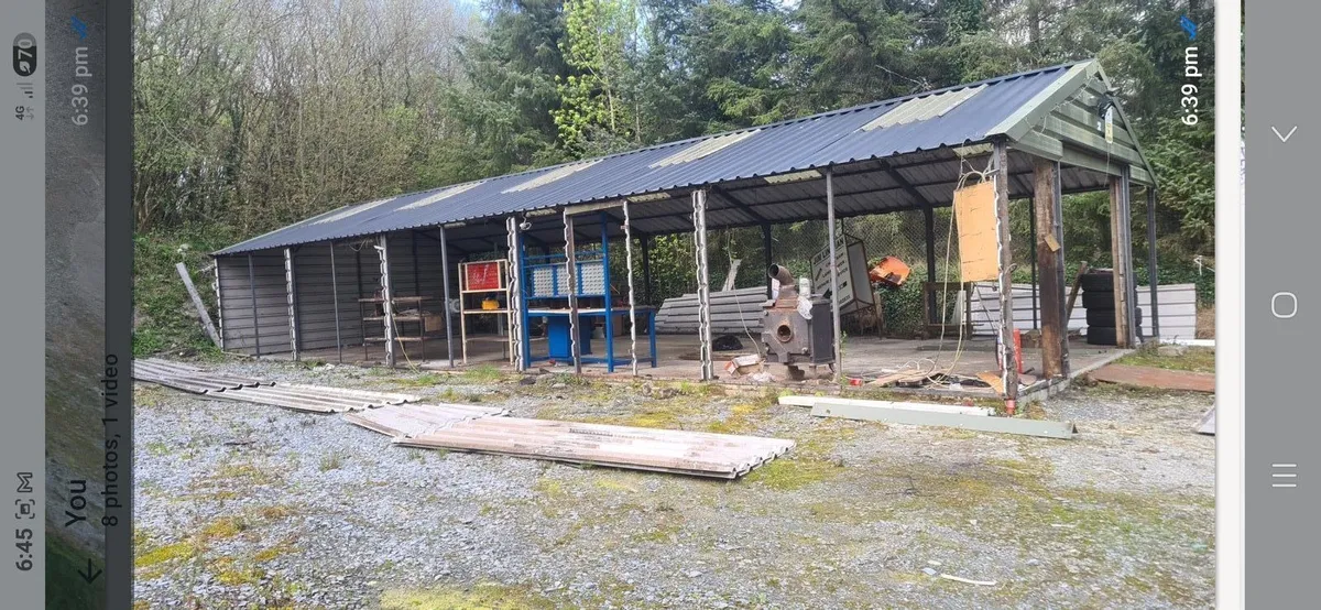 Steel shed 50ftx 20ft - Image 4