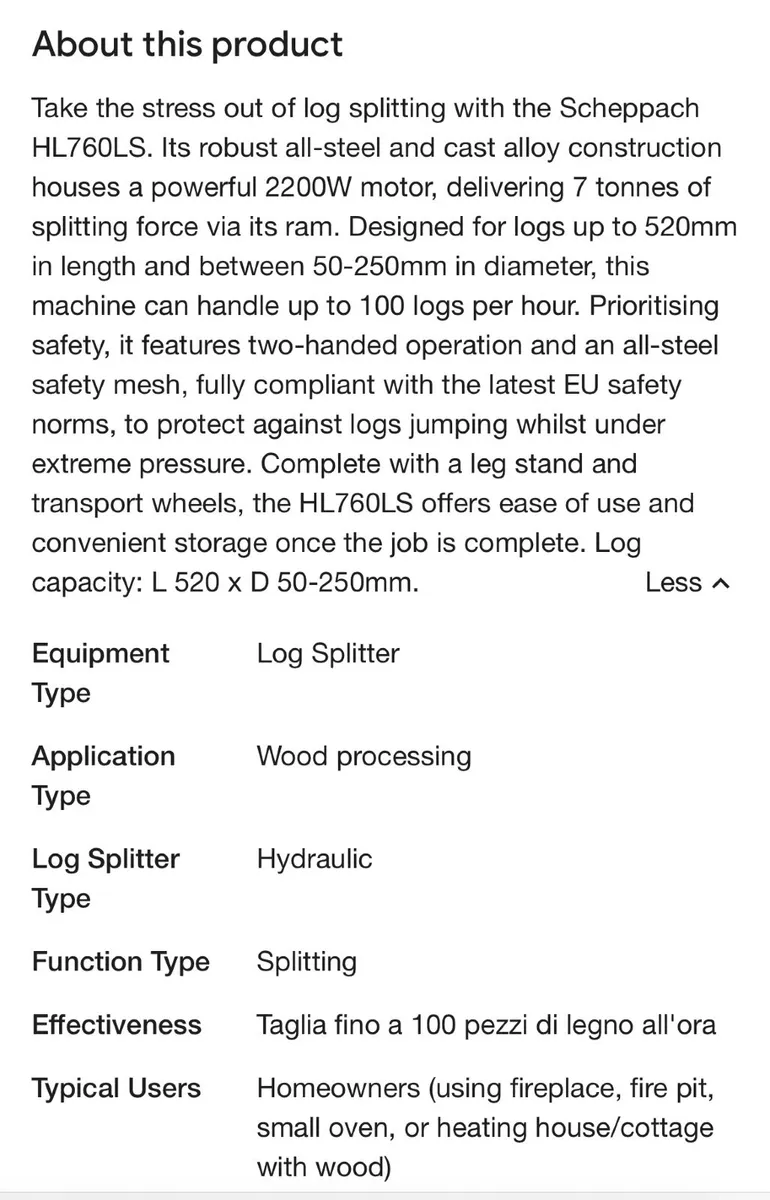 Log splitter - Image 2
