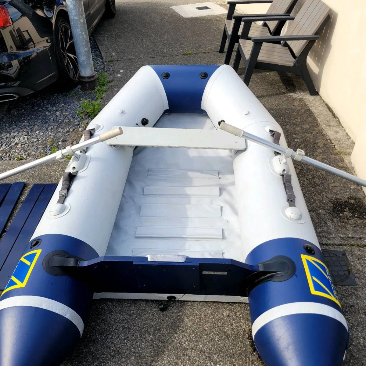Zodiac c240 rib tender fishing boat as new - Image 3