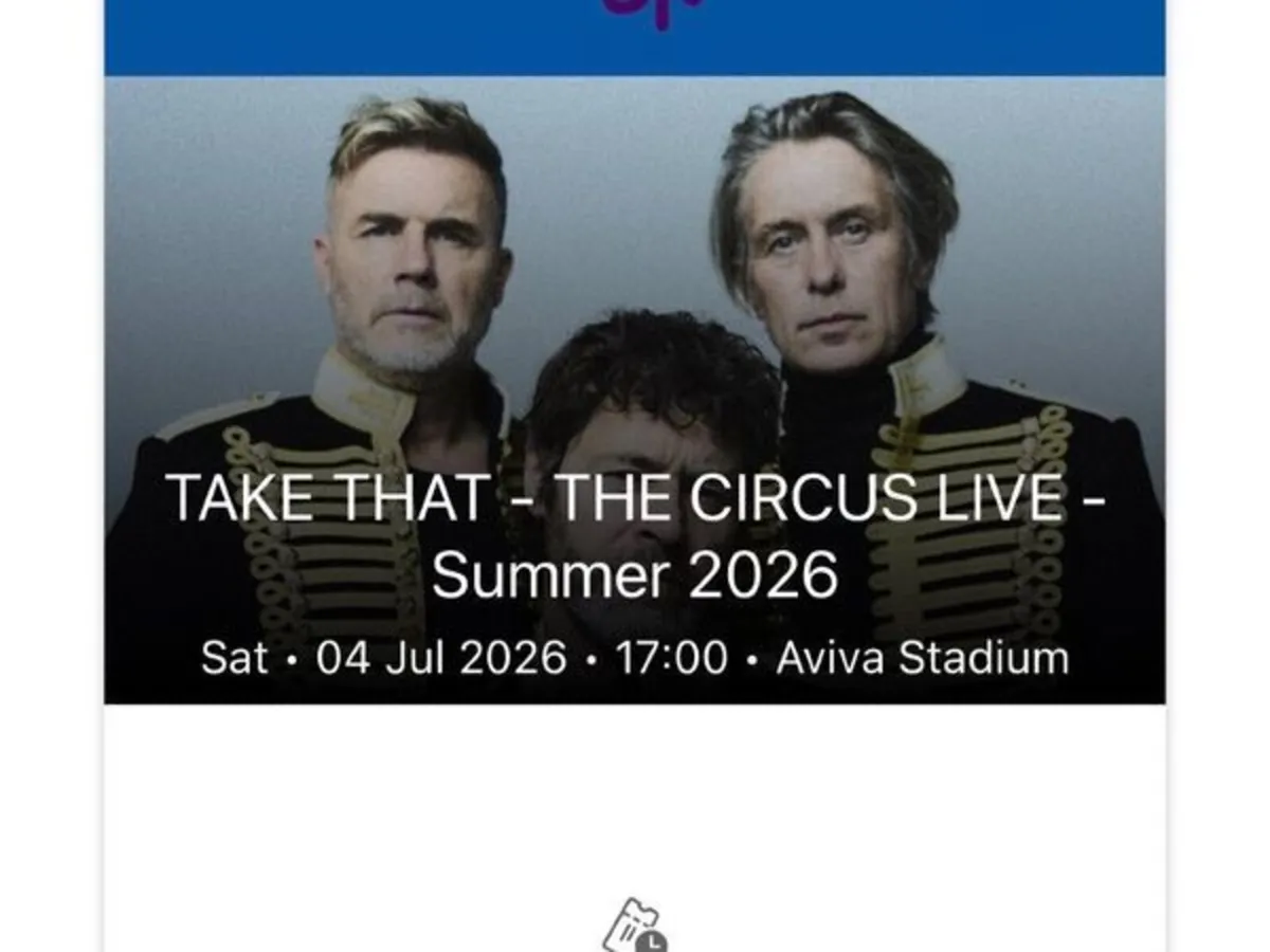 Take that music tickets