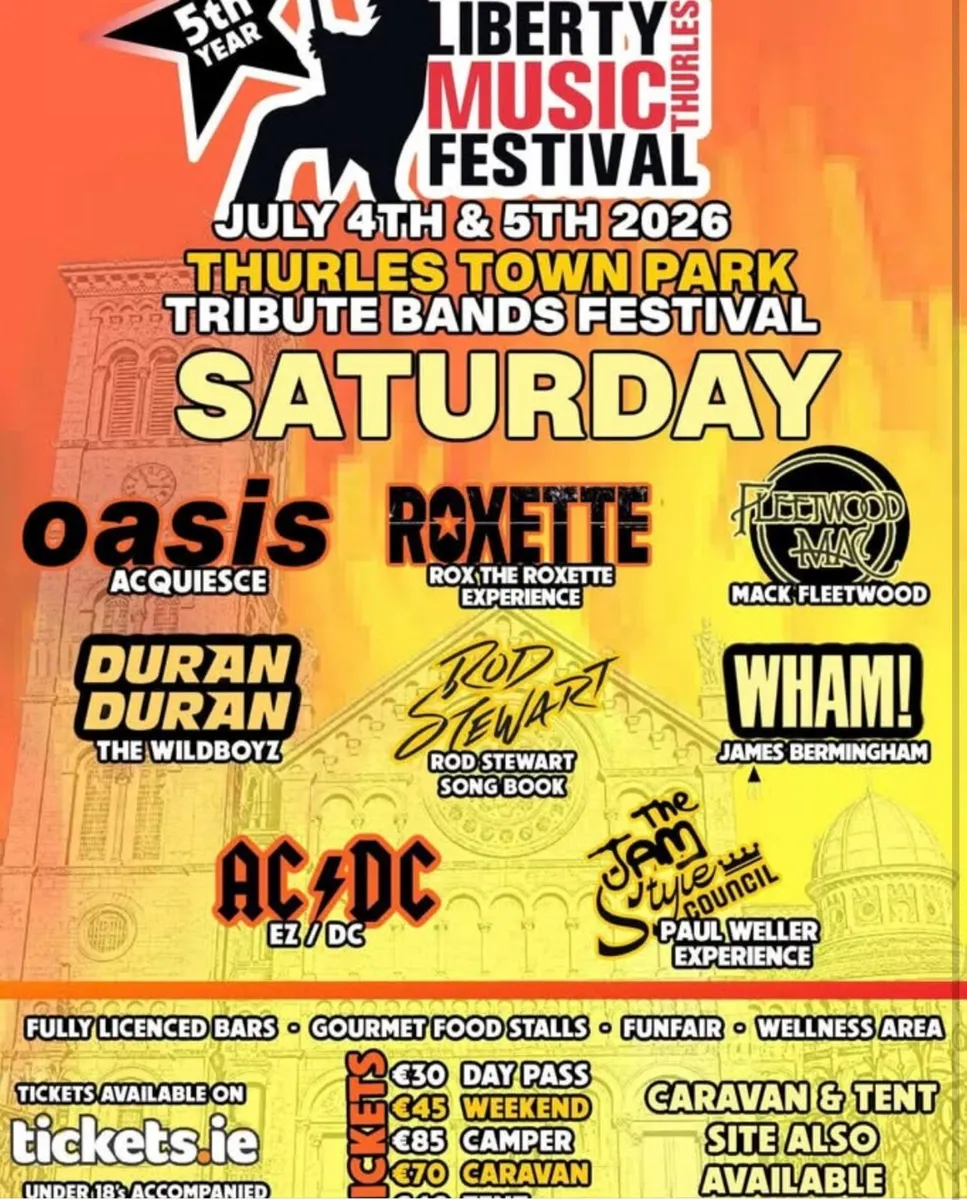 Thurles liberty music Festival tickets - Image 2