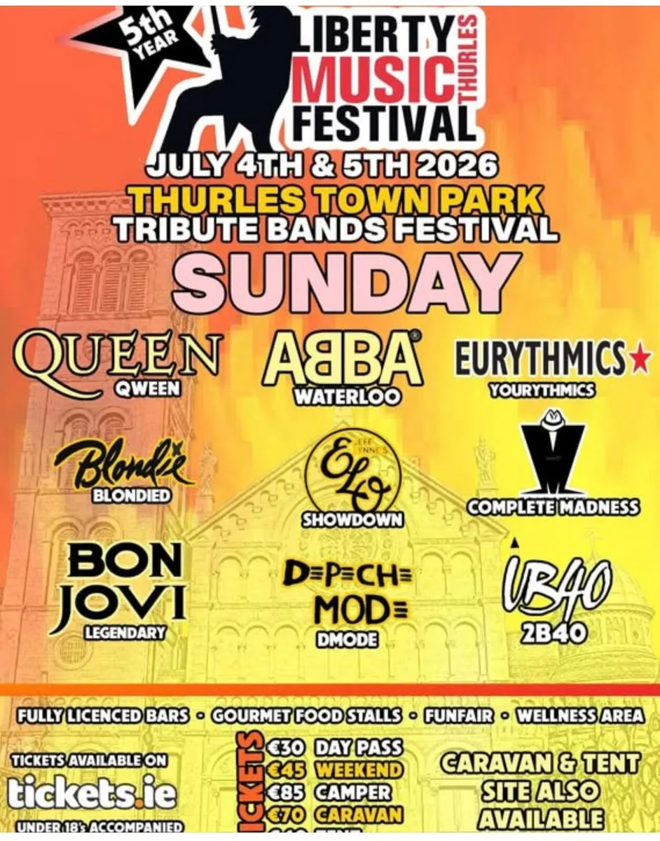 Thurles liberty music Festival tickets - Image 4