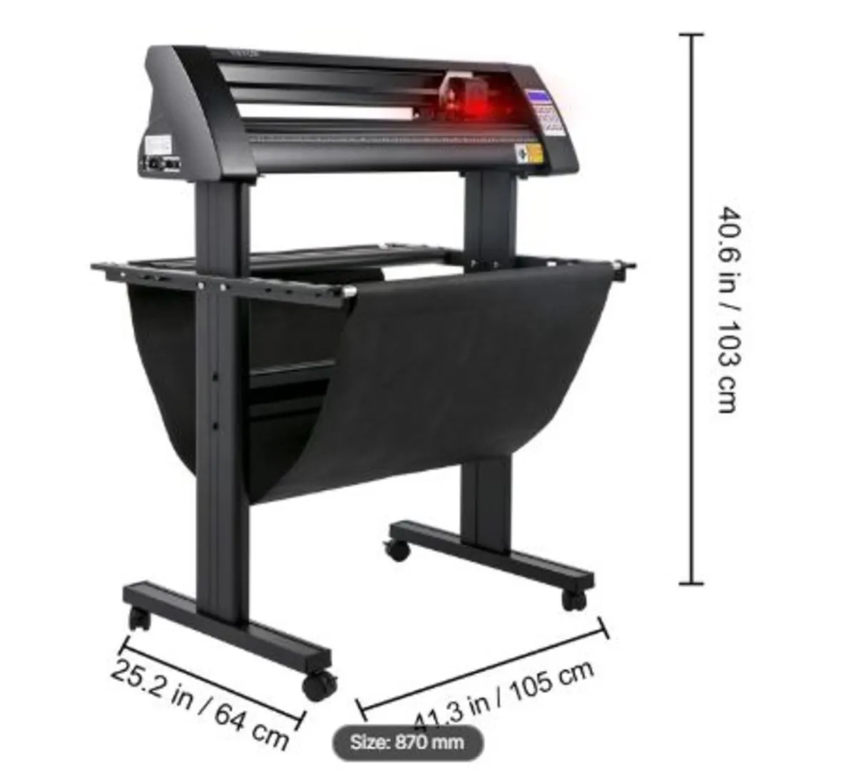 Vinyl Cutter, 870mm Vinyl Plotter, LED Screen - Image 3