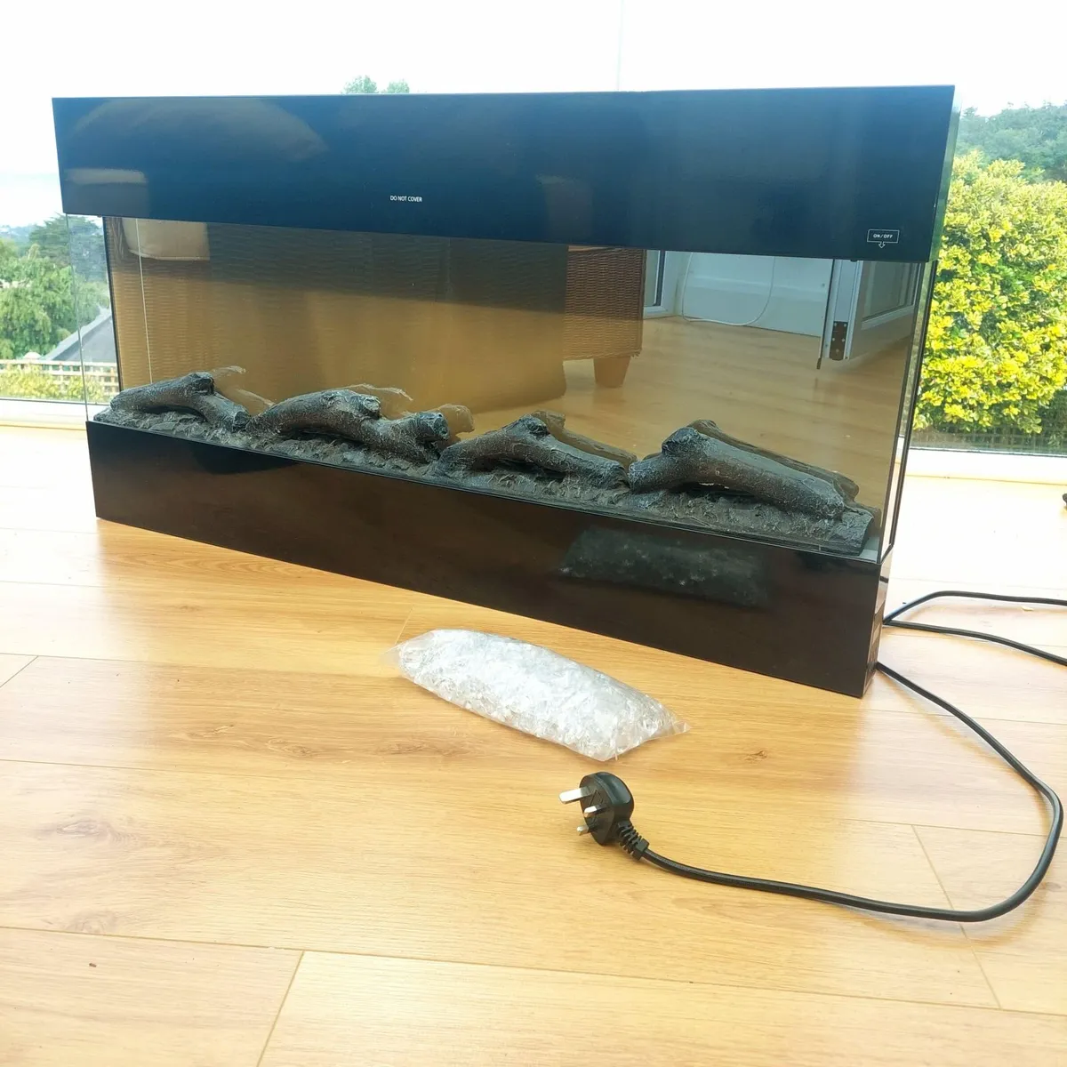 Electric LED Fireplace Heater - Multi-Colour Flame - Image 3