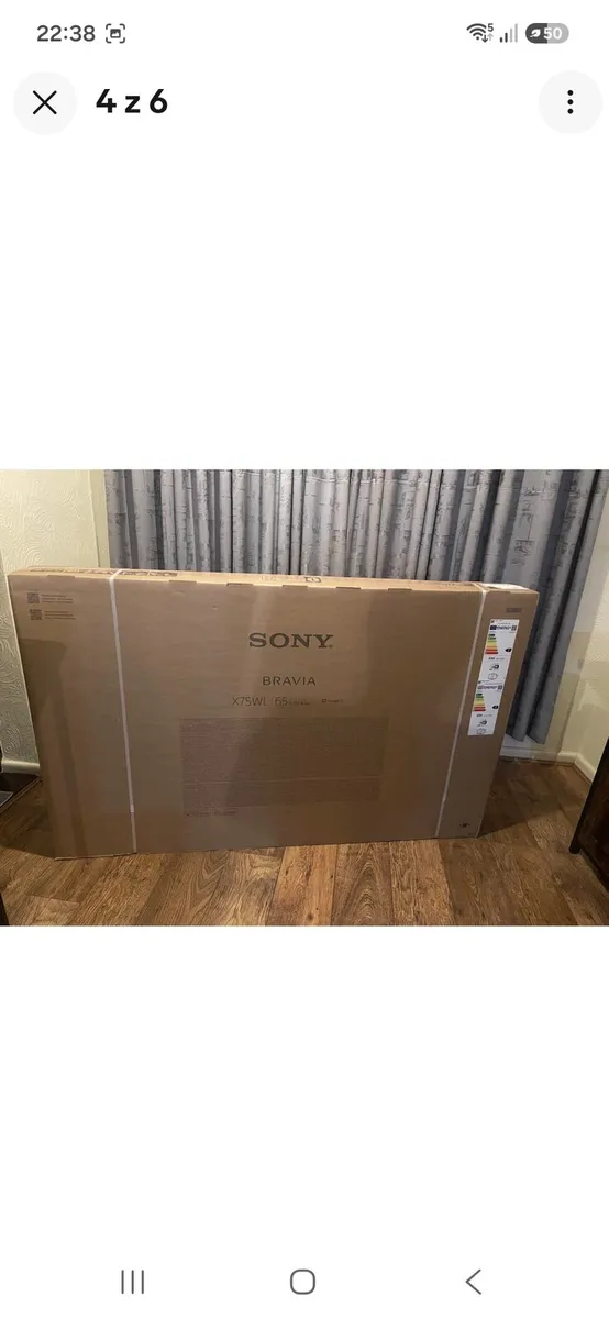 FOR SALE SONY  BRAVIA, STILL 4 YEARS WARRANTY. - Image 1