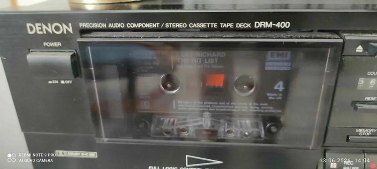 Definitely The Last Price Reduction - Quick Sale  !!!  Beautiful Denon Drm-400 Cassette Deck With Dolby B, C, And Bias Functions - Image 3
