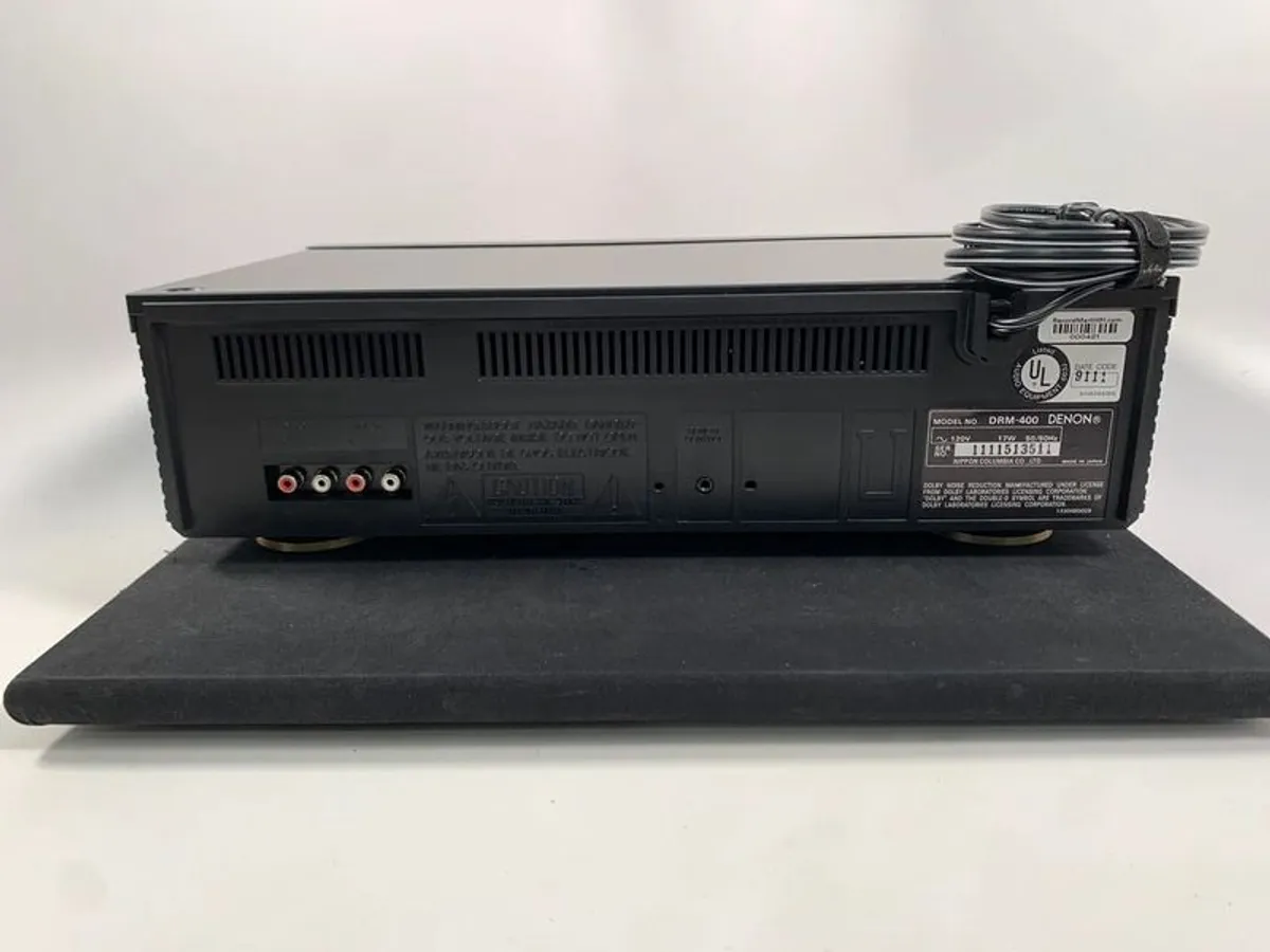 Definitely The Last Price Reduction - Quick Sale  !!!  Beautiful Denon Drm-400 Cassette Deck With Dolby B, C, And Bias Functions - Image 4