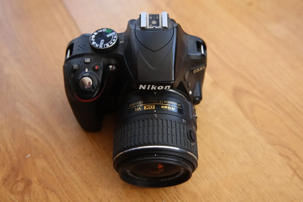 Nikon D3300 with 18-55mm 3.5-5.6GII Lens - Image 1