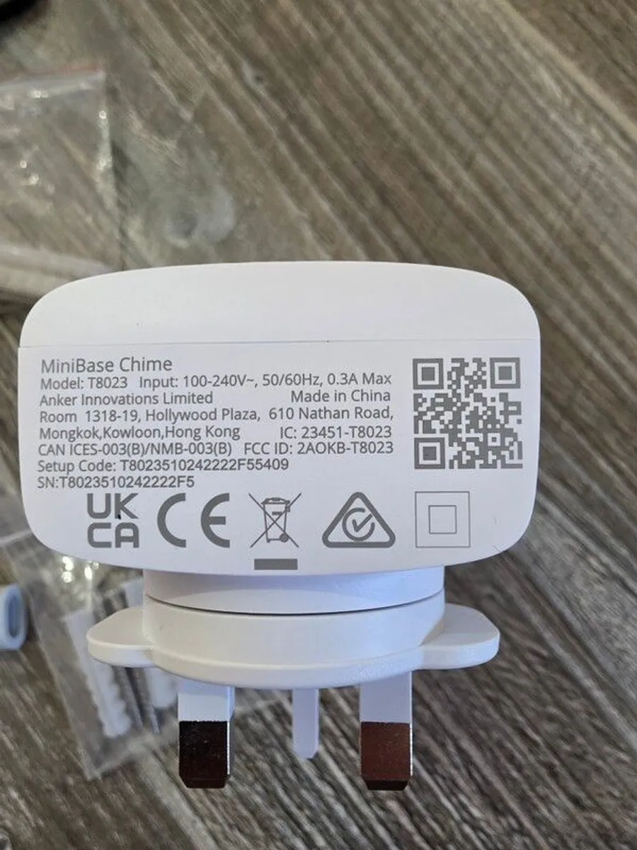 Eufy Security MiniBase Chime (T8023)  Mounting Accessories & Cables  Eufy, Eufy Security, MiniBase Chime, T8023, Video Doorbell Chime, Eufy Accessories, Smart Home Security, Doorbell Mount, WiFi Chime, Anker. - Image 3