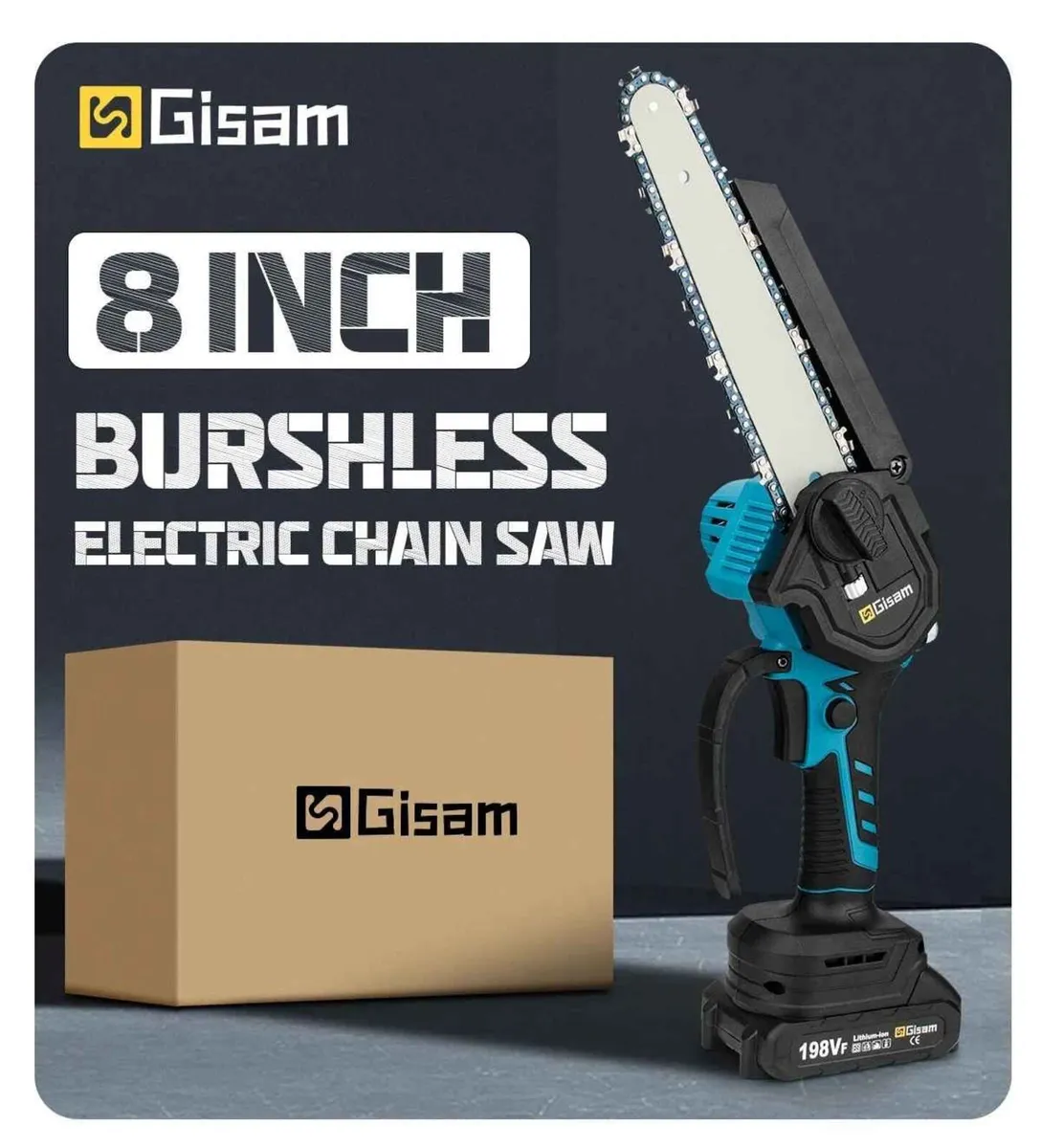 New Chainsaw Makita 8 Inch Mini Brushless Pruning - Image 4