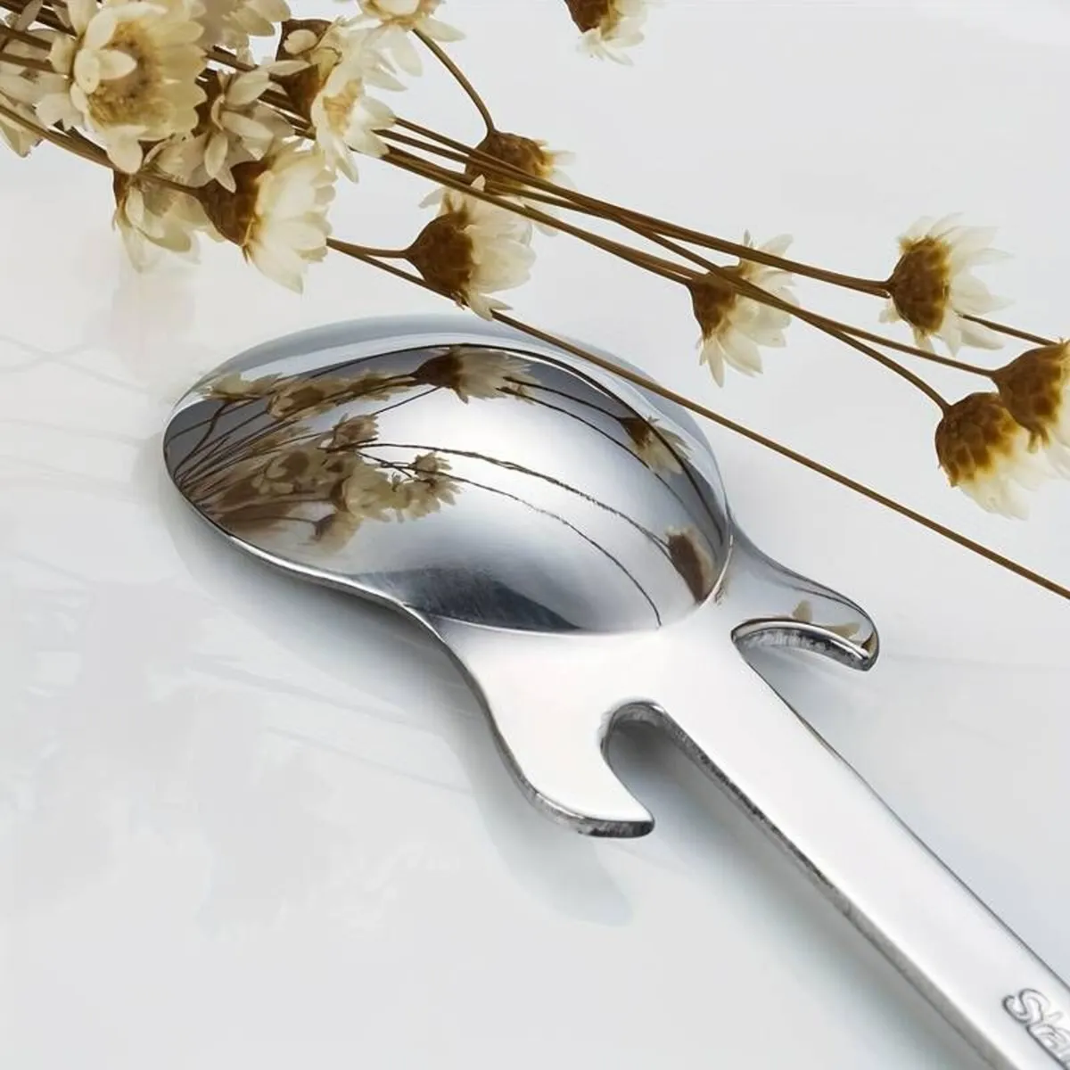 Stainless Steel Guitar Spoons, set of 4. - Image 2