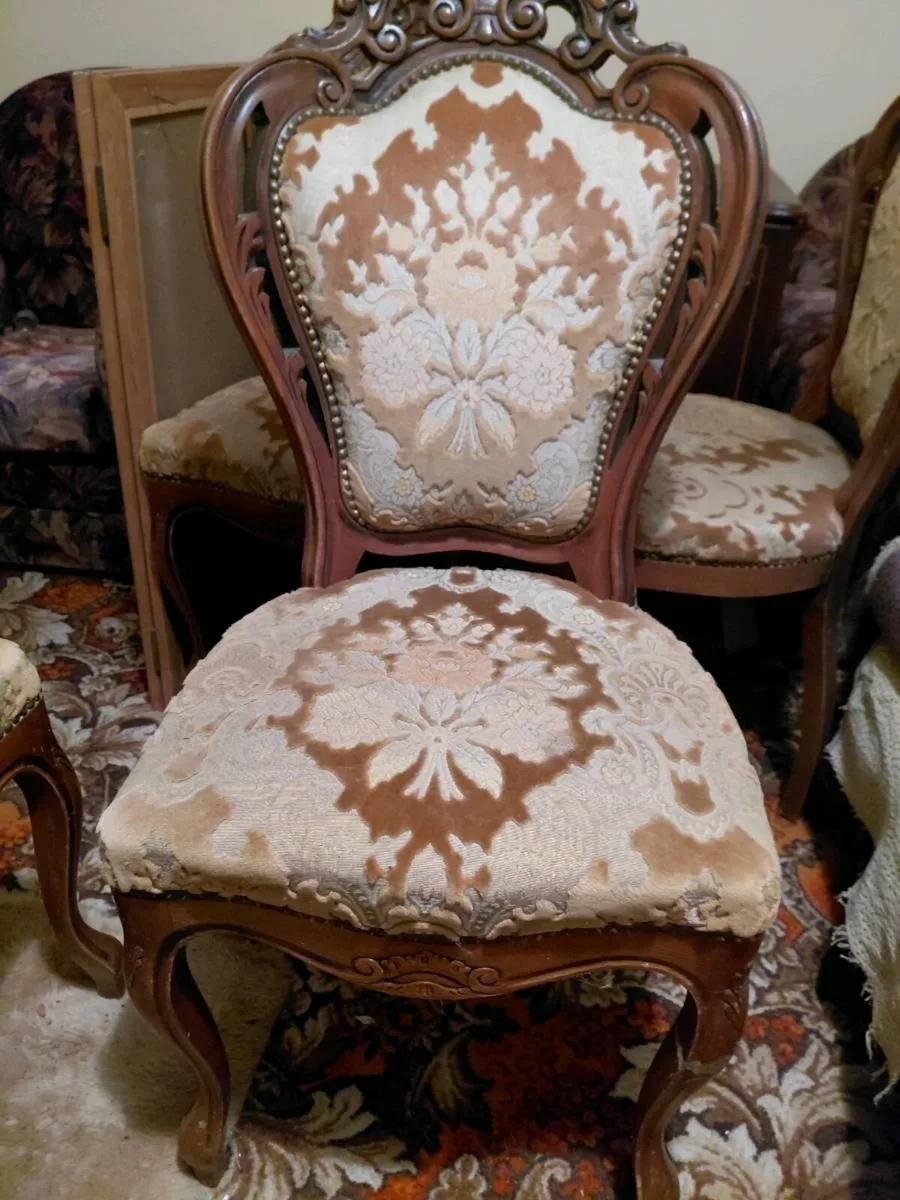Antique Dining Chairs - Image 2