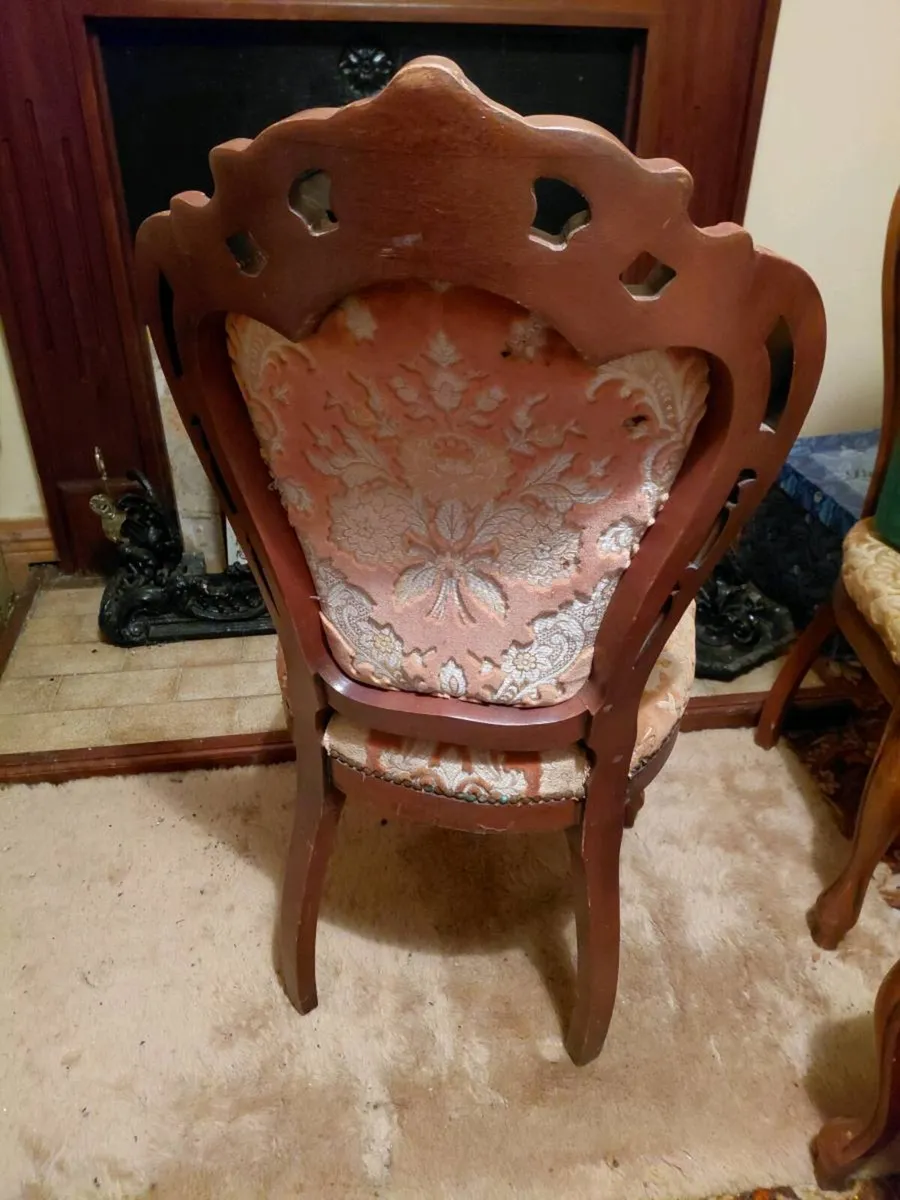 Antique Dining Chairs - Image 4