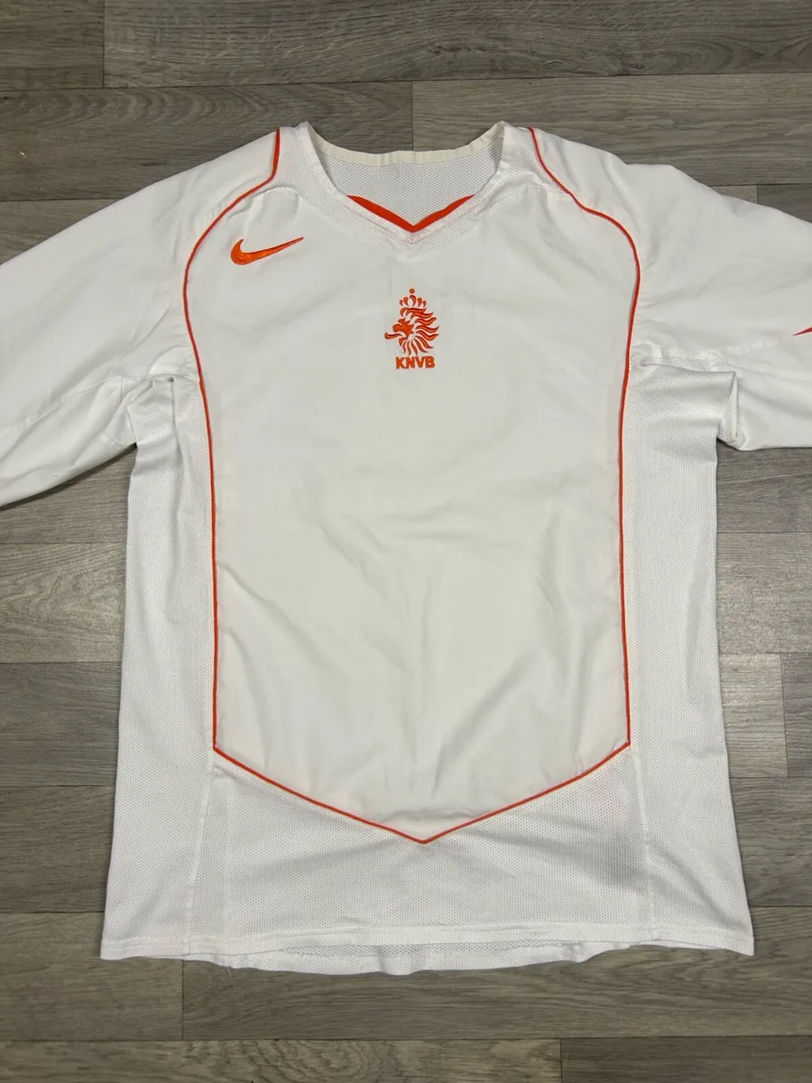 Vintage 2004 Nike Netherlands Holland Jersey Shirt - Image 2