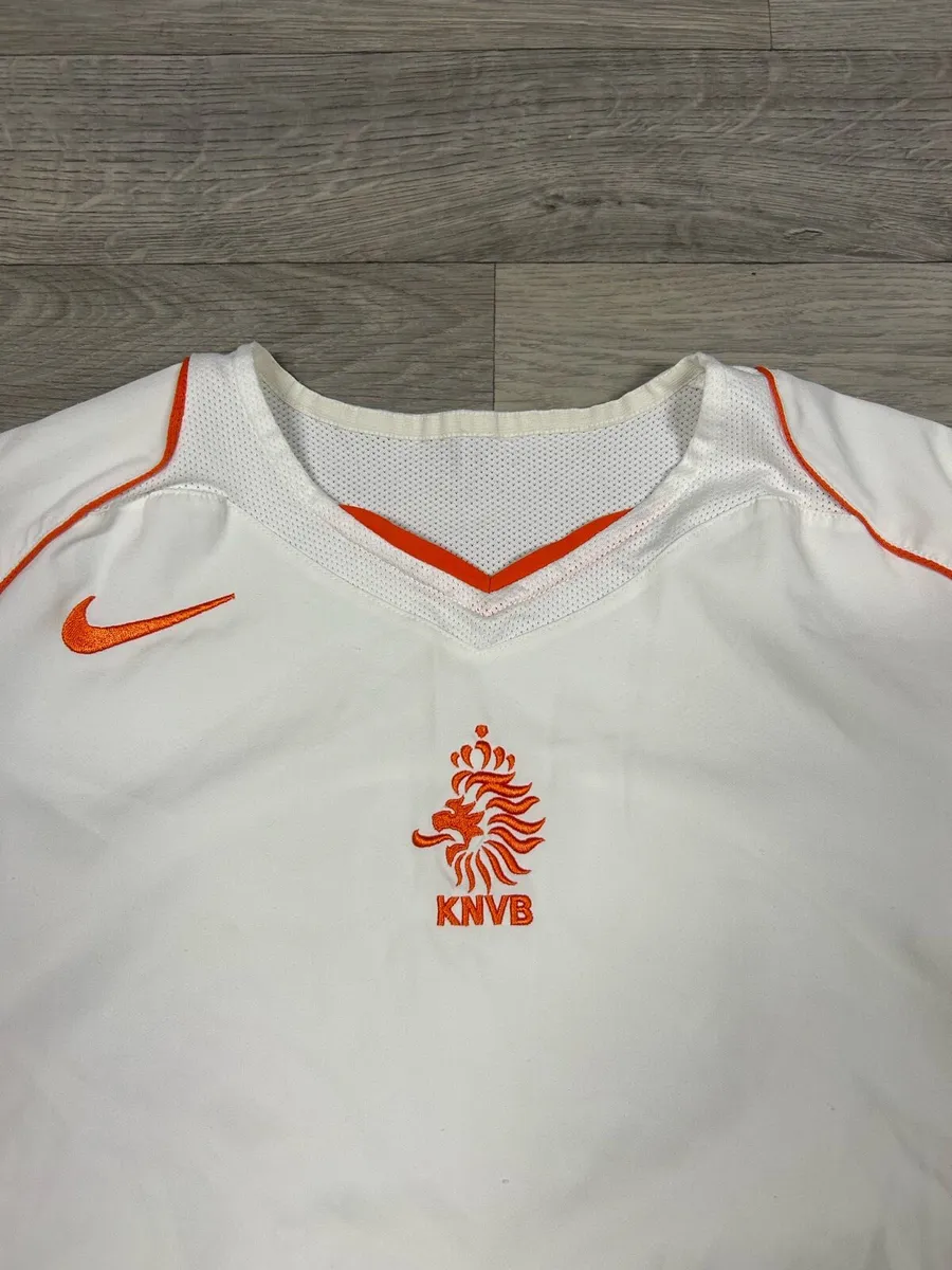 Vintage 2004 Nike Netherlands Holland Jersey Shirt - Image 3