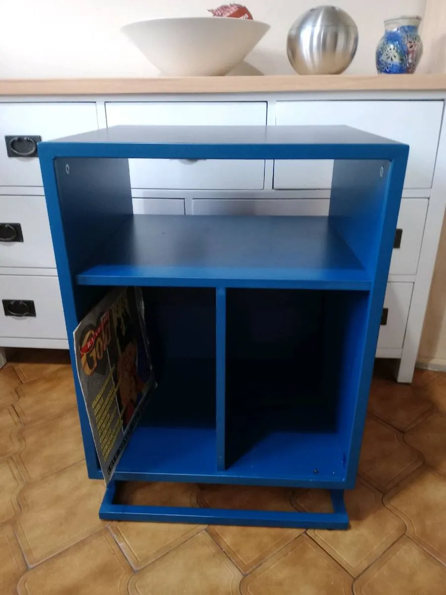 Record Player & Vinyl Storage Unit - Image 1