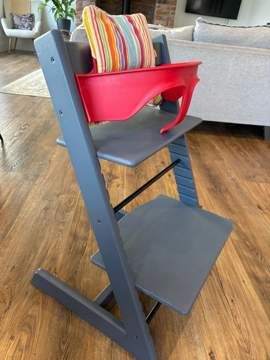 Stokke Tripp Trapp Chair with accessories - Image 4