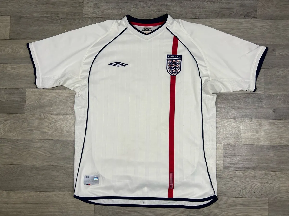 Vintage 2001 England Home Jersey Shirt Mens Large - Image 1