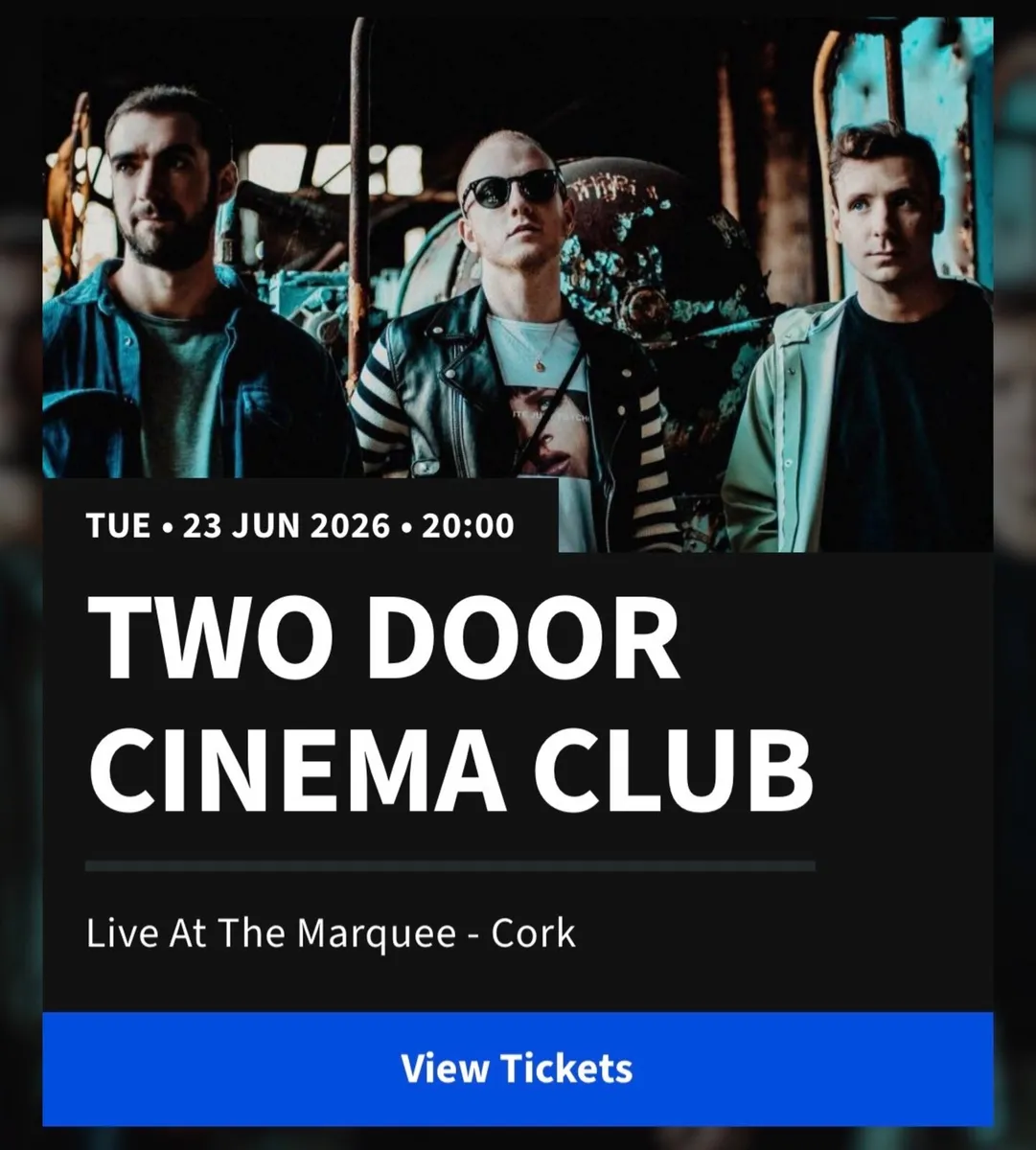Two Door Cinema Club 3 tickets