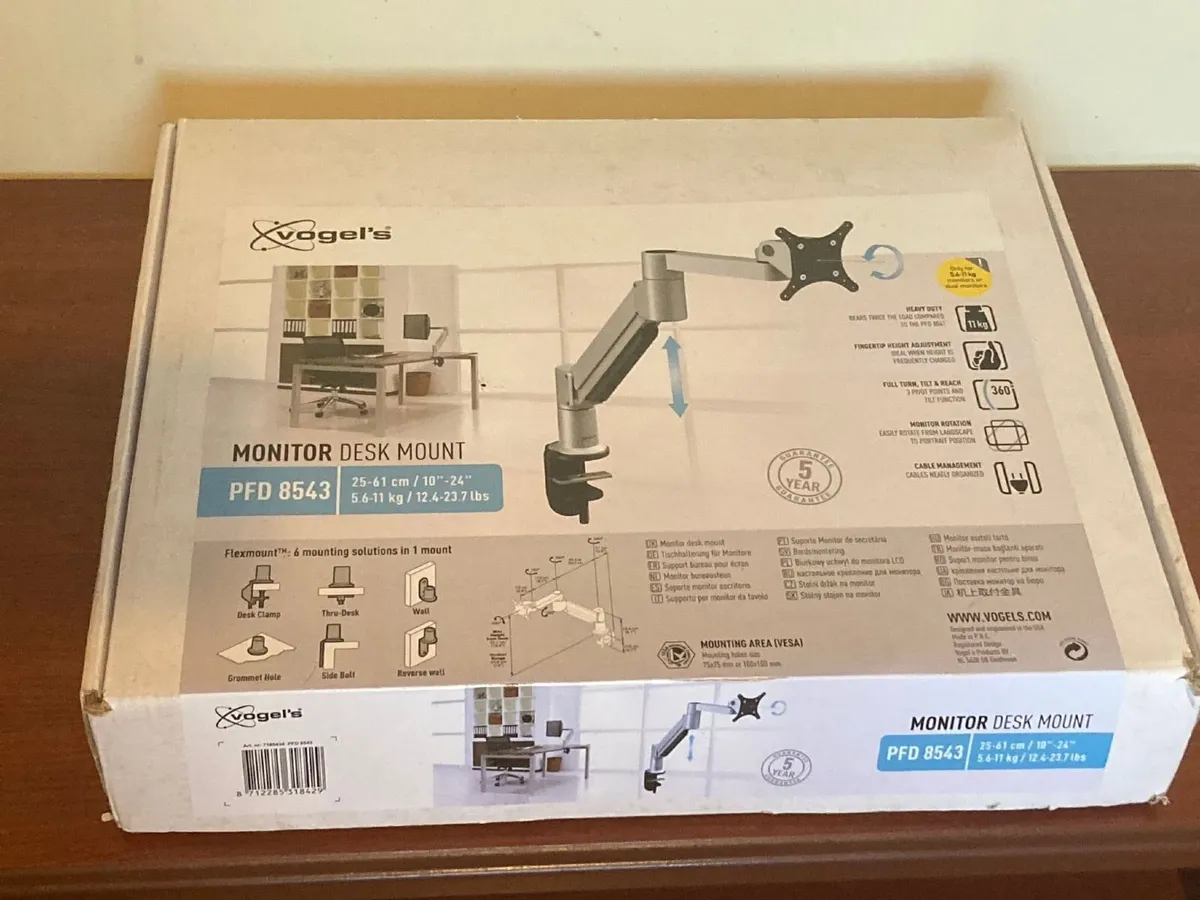 Vogel’s PFD 8543 Monitor Arm Desk Mount - Image 1