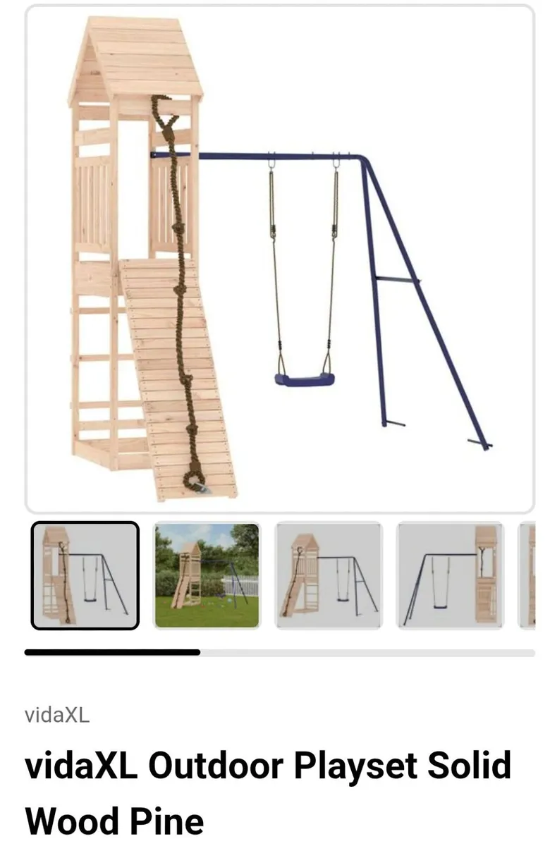 Climbing frame swing set - Image 1