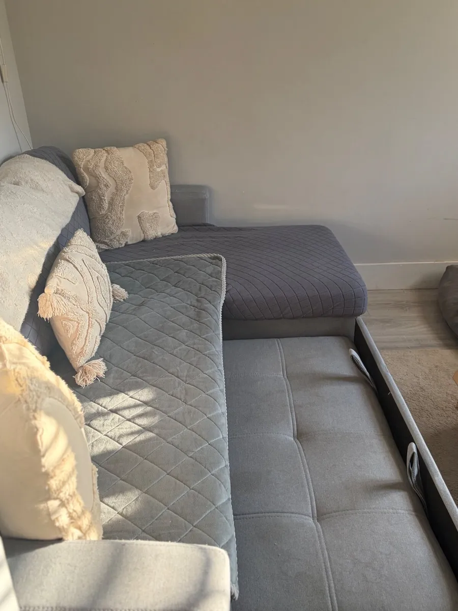 Small Sofa Bed with storage - Image 3
