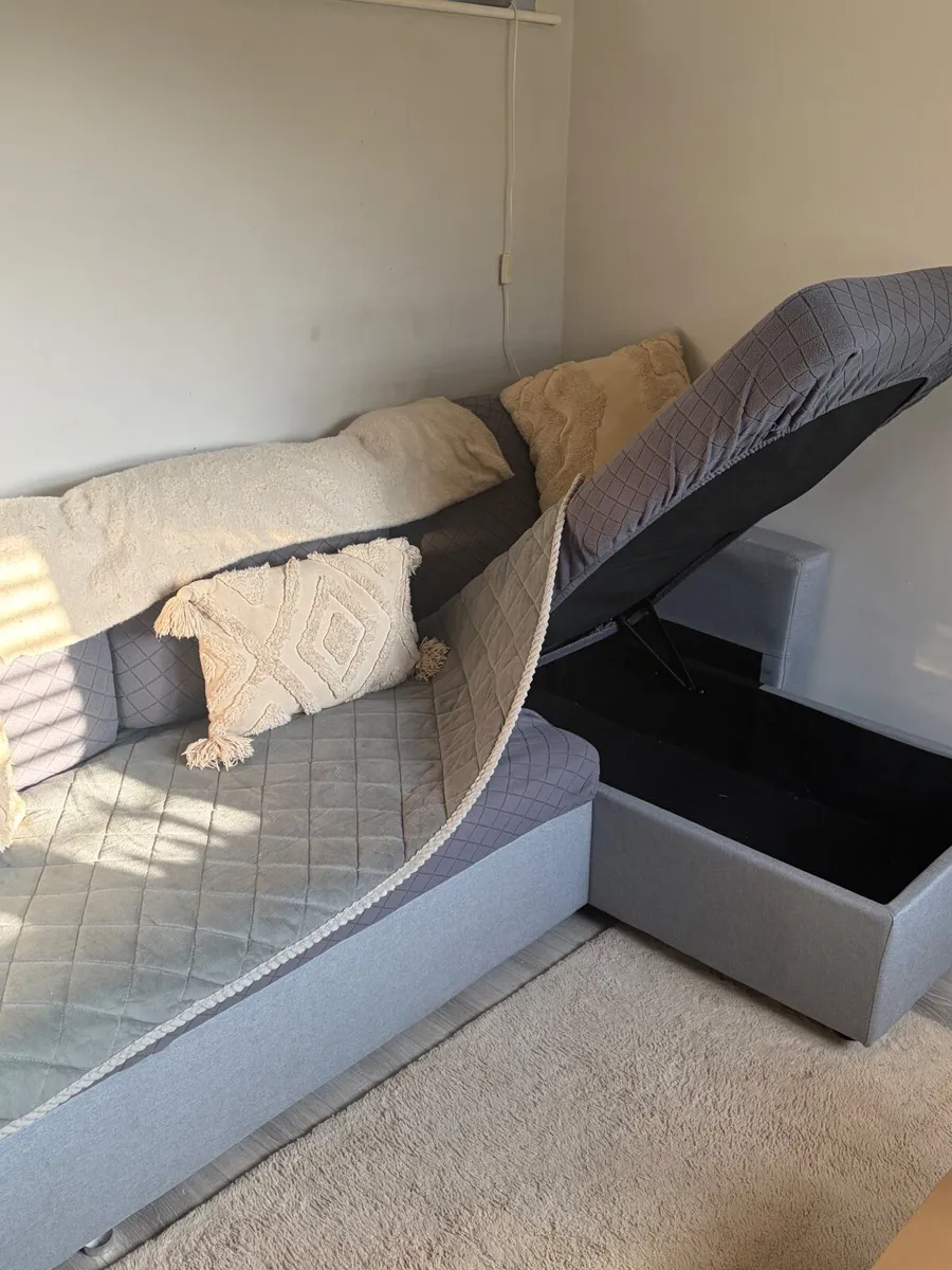 Small Sofa Bed with storage - Image 4