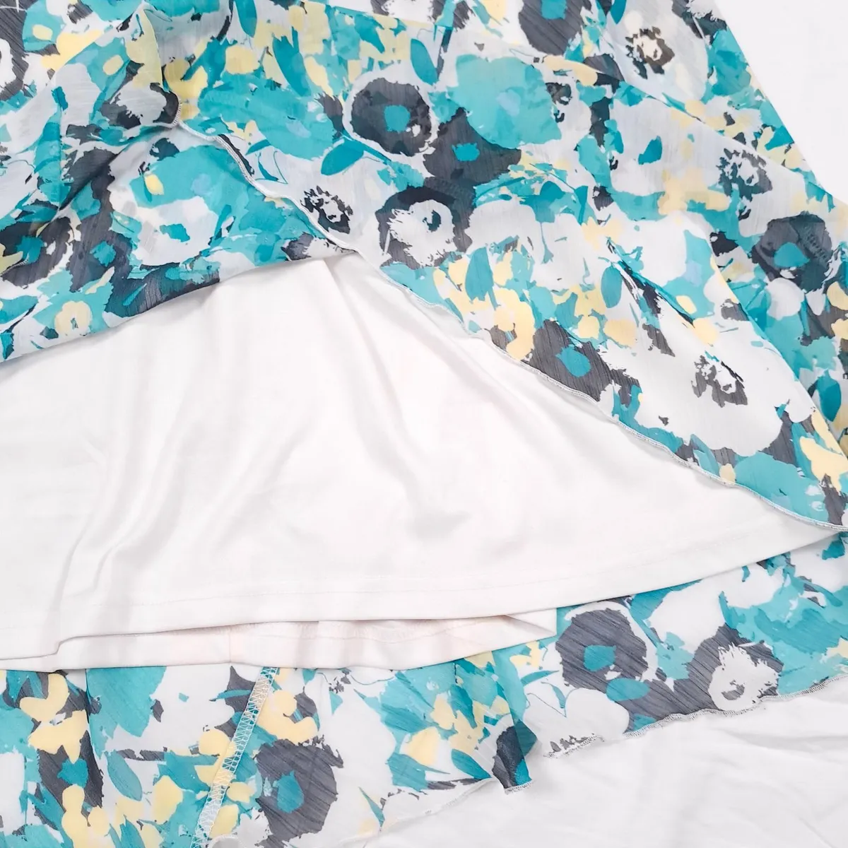 Isle Collection Blue Floral Midi Skirt 10UK/38EU - Image 4