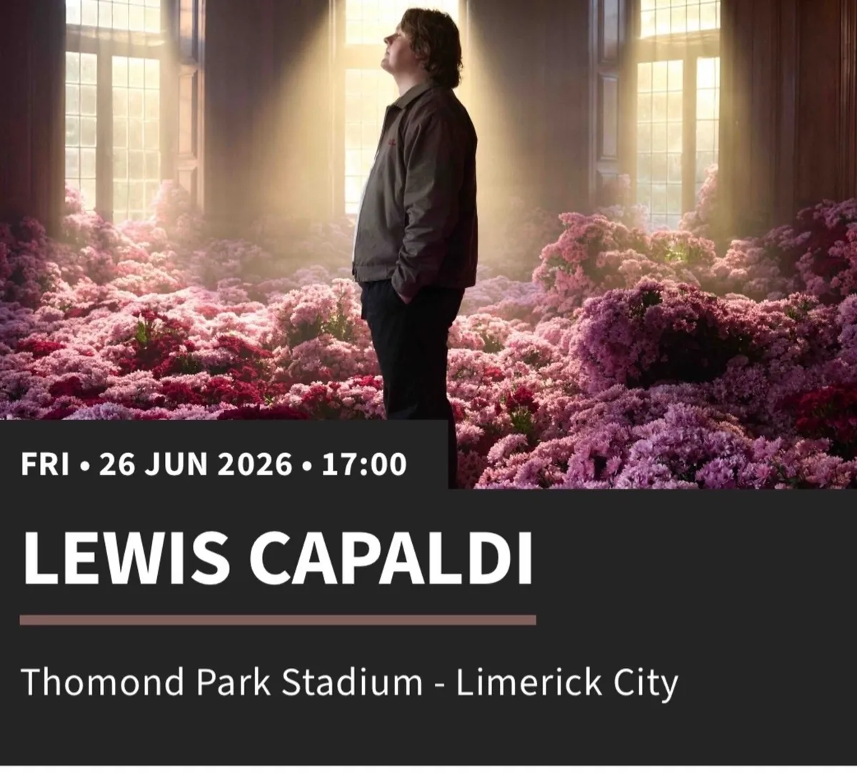 Lewis Capaldi Limerick  26th June
