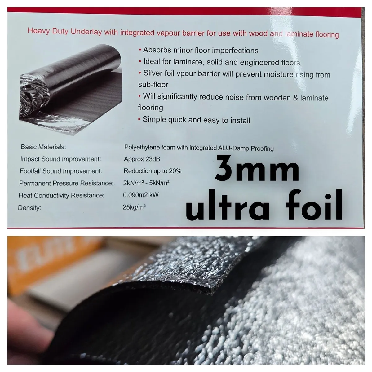 7mm  Laminated Flooring - REDUCED - Image 3