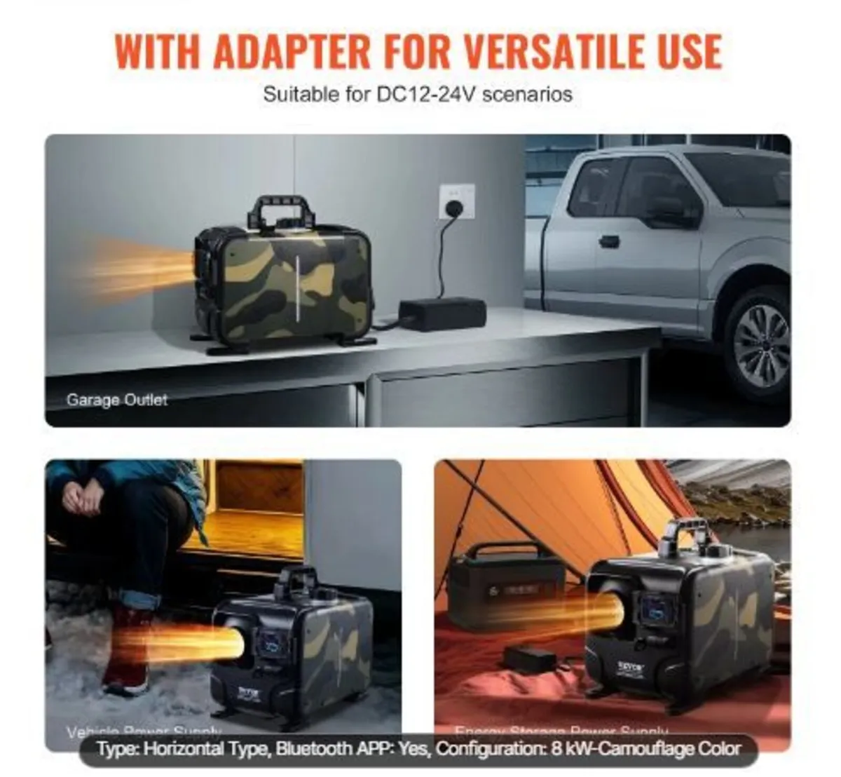 5-8KW Diesel Heater, 12V/24V - Image 2