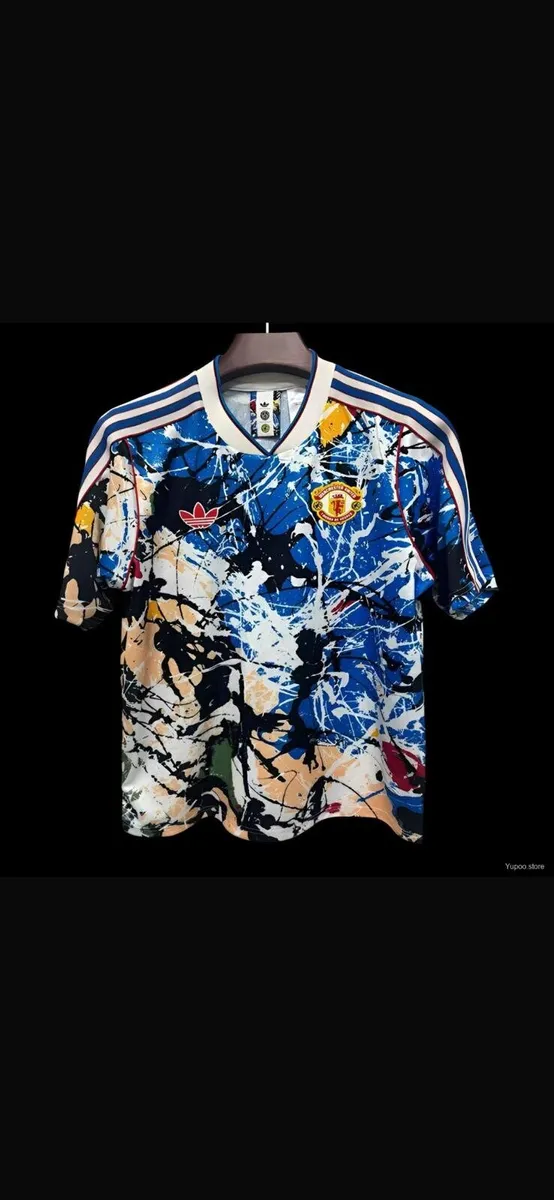 Man united stone roses adidas collaboration shirt