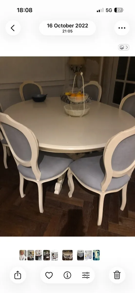 Dining table and chairs - Image 1