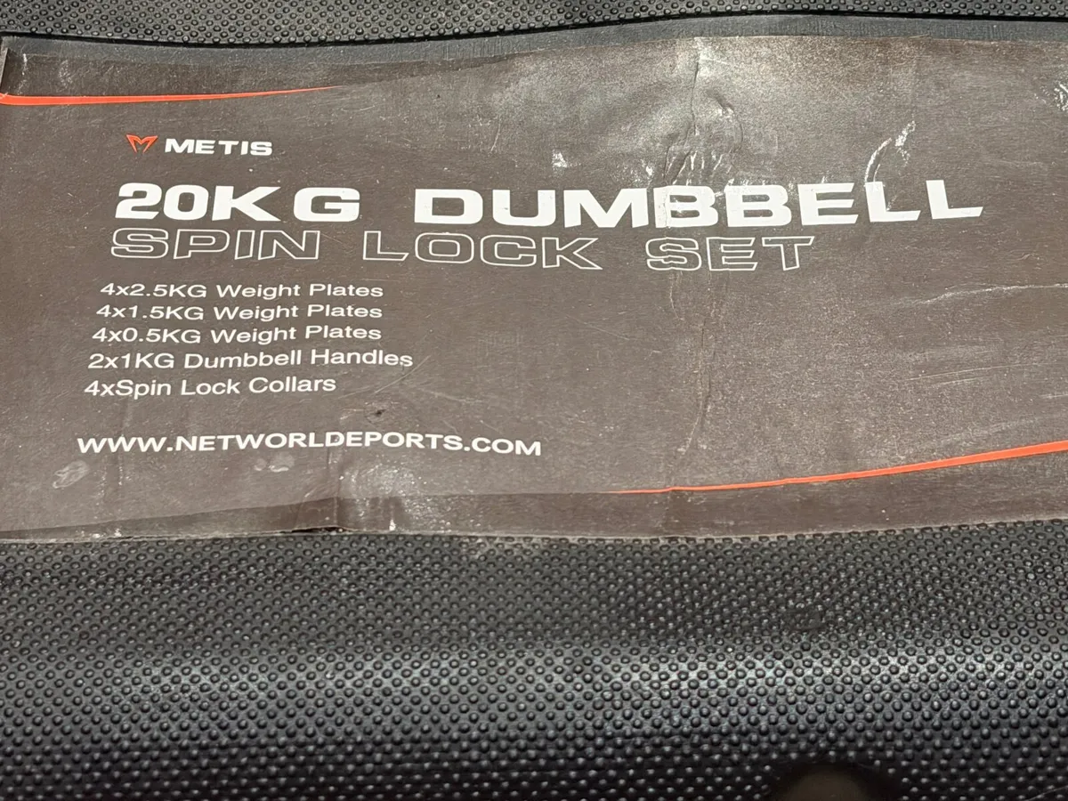 20 kg Iron Dumbbell Set - Image 2