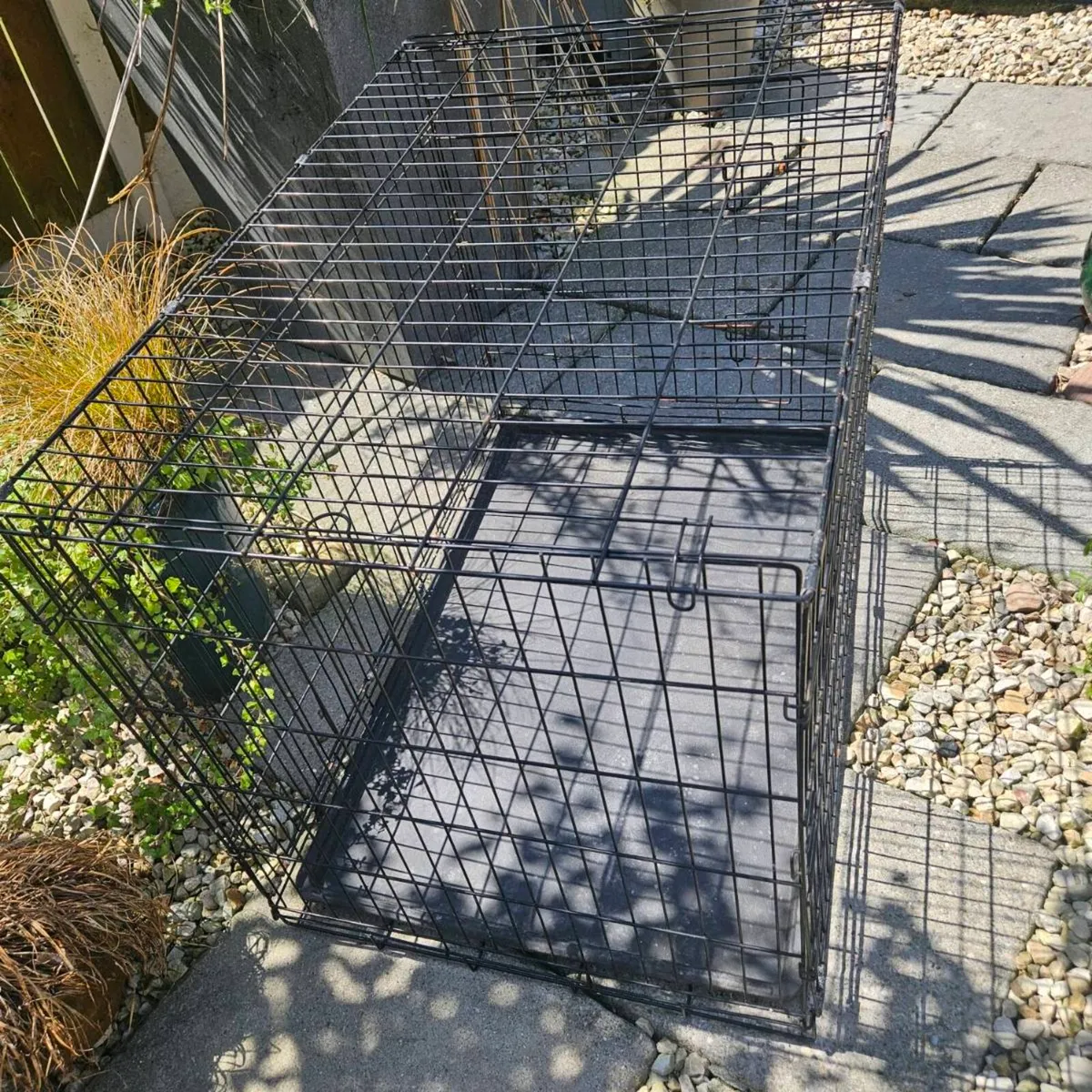 Large Metal Dog Crate Collapsible - Image 2