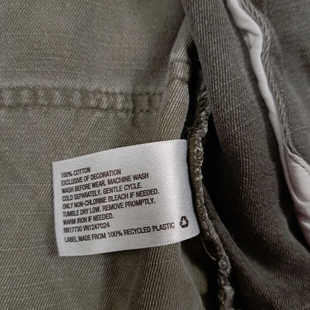 Art Class Grey Khaki Patchwork Jacket 8UK/36EU - Image 4