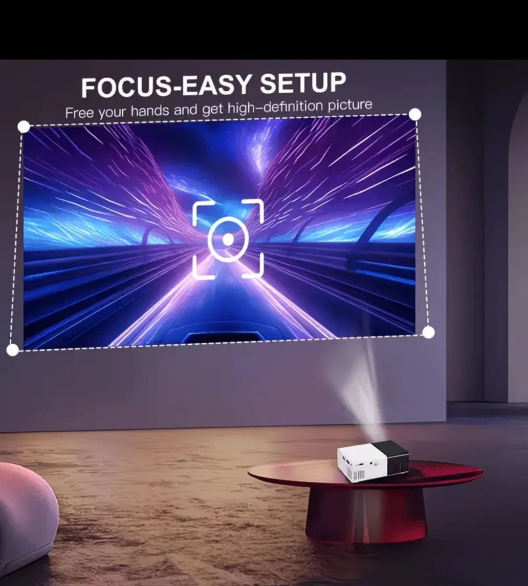 Portable Mini Projector – High‑Resolution, Compact - Image 2