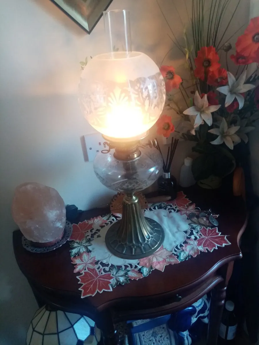 Victorian Oil Lamp - Image 1