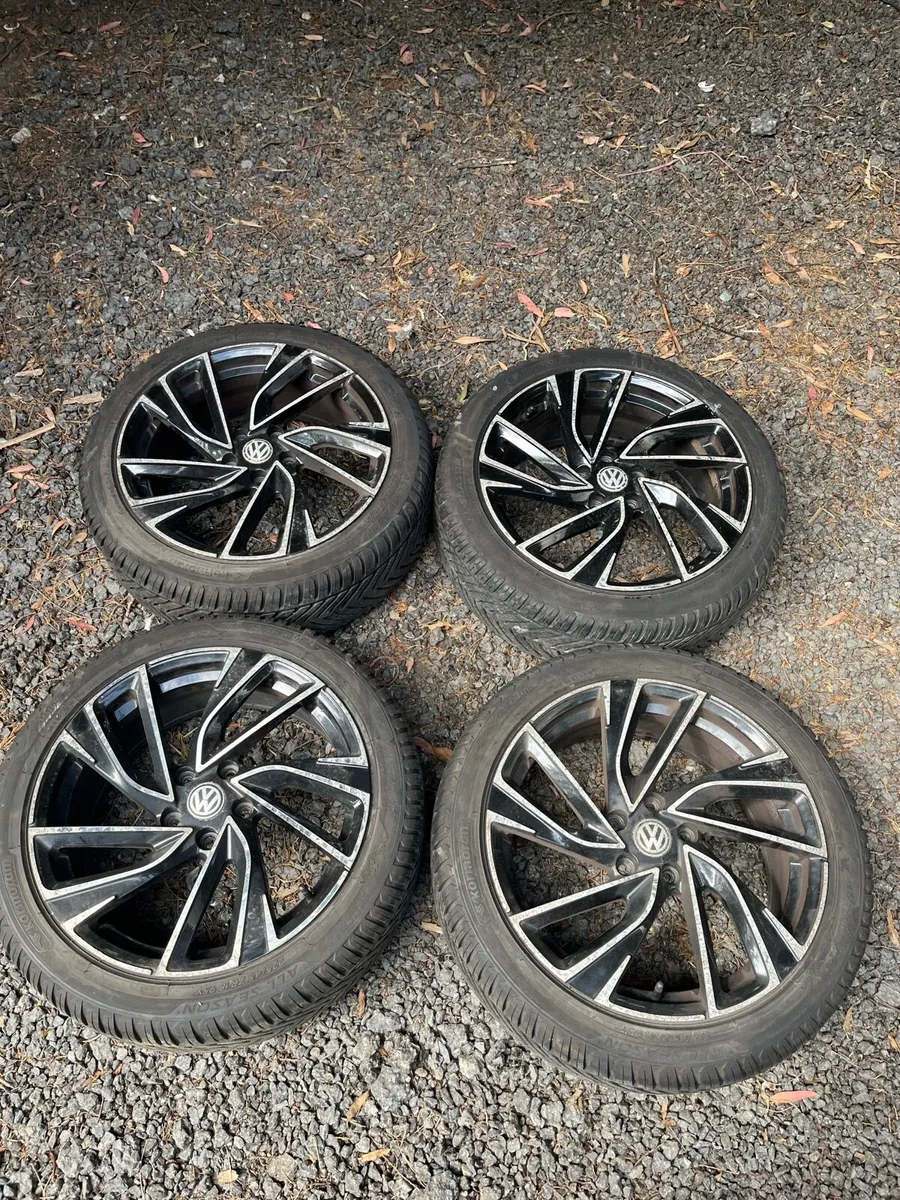 18’ VW GOLF CADDY 5x112 alloy wheels - Image 1
