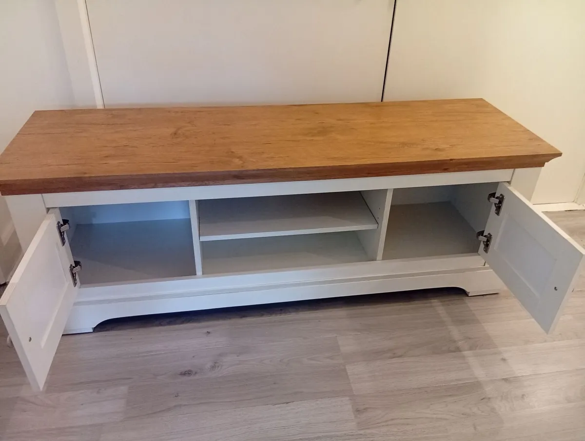 Luxury Sideboard Cabinet Bench Tv Unit 4months old - Image 3